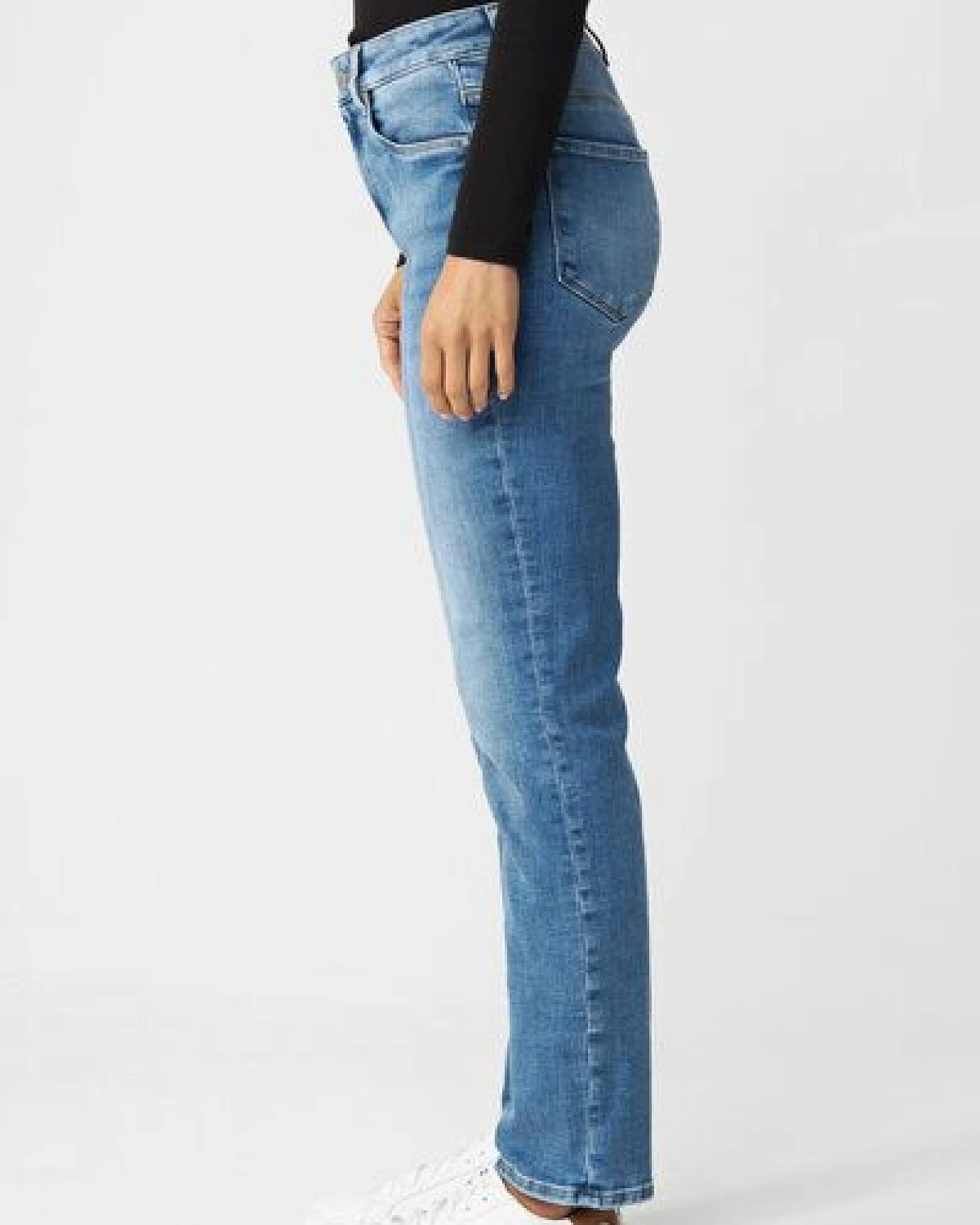 Damen Jeans STELLAR Slim Straight DAWN Bio-Baumwolle – Ansicht 2