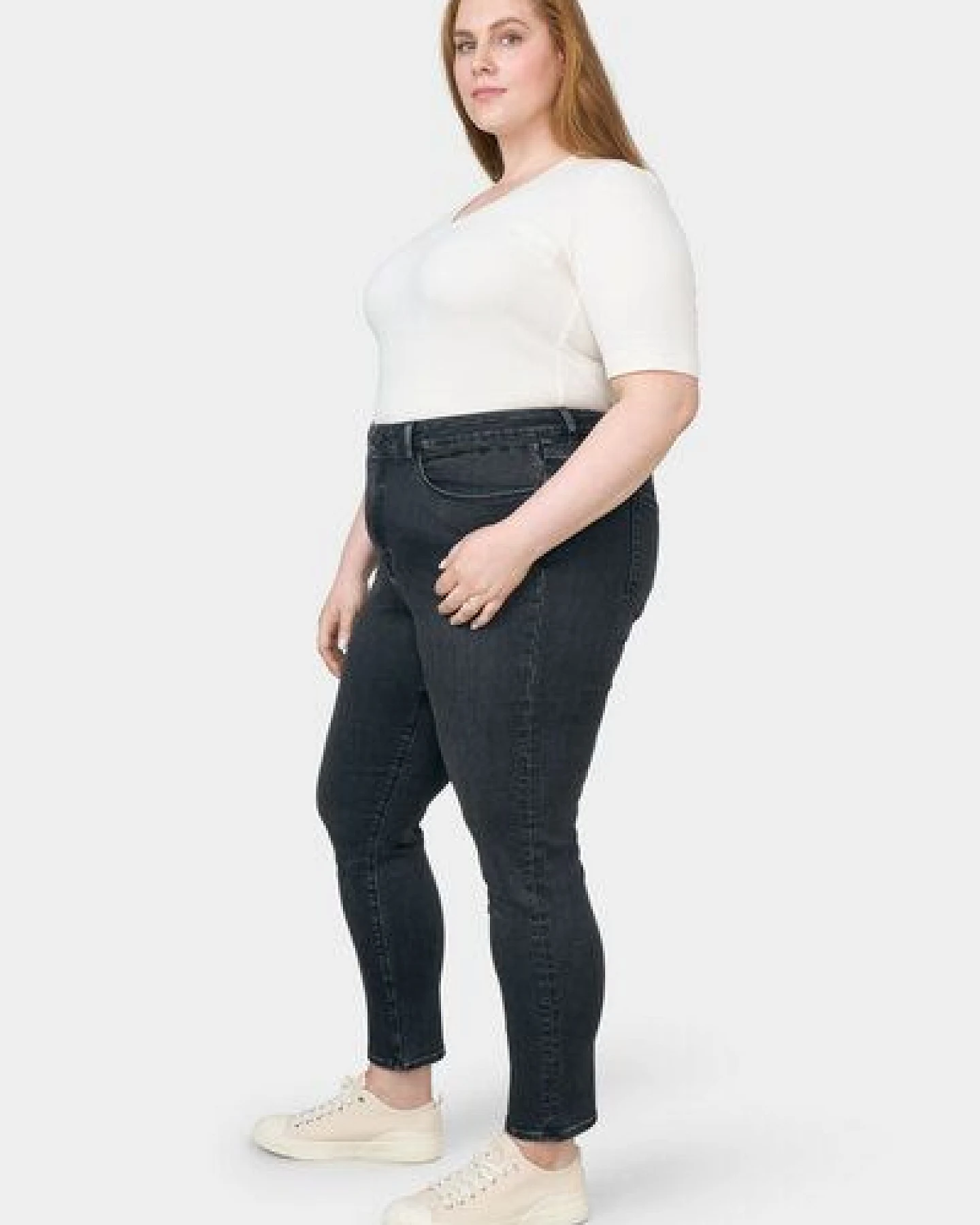Damen Jeans SUN UP Organic Powerstretch DAWN Bio-Baumwolle Curvy – Ansicht 2