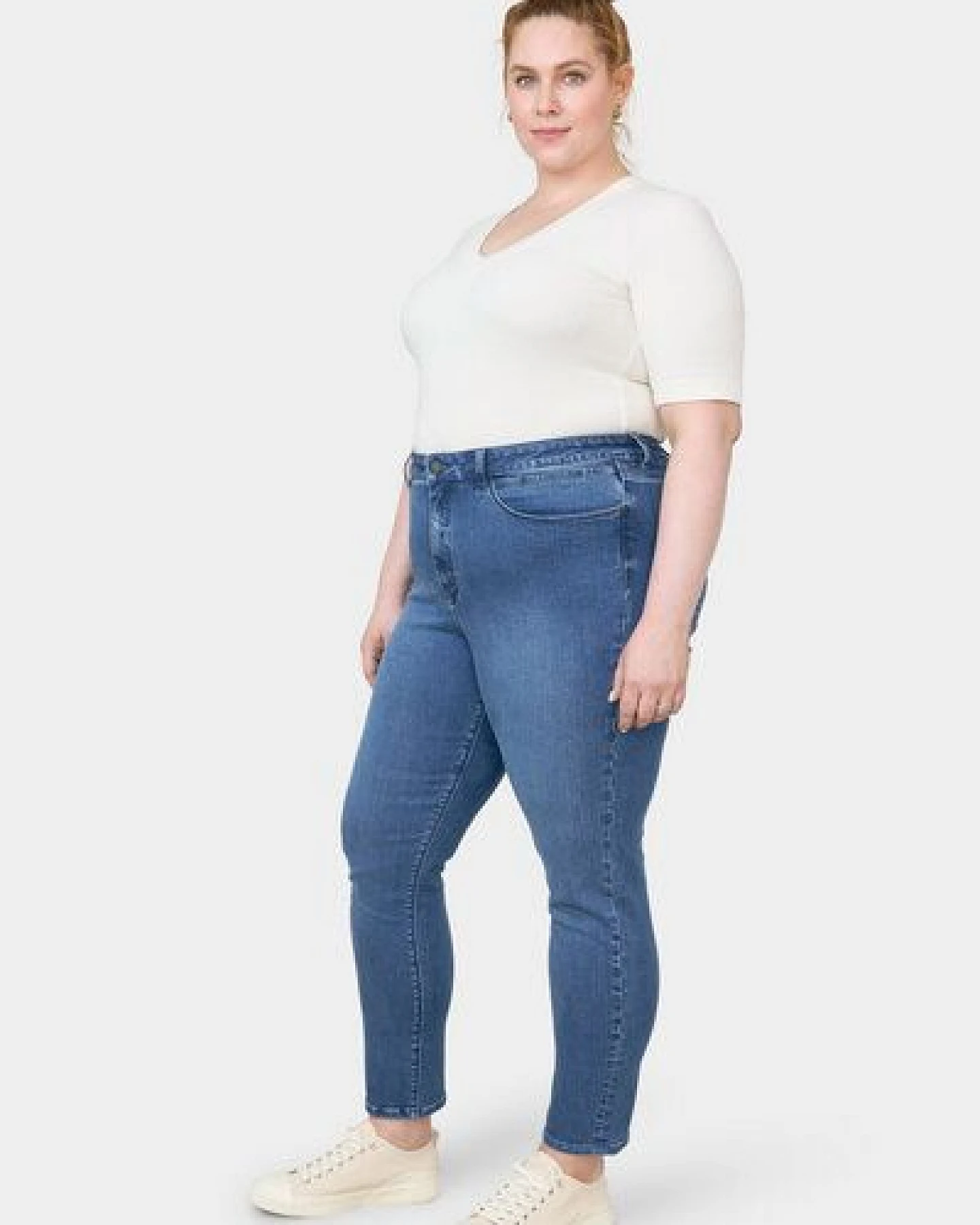 Damen Jeans SUN UP Organic Powerstretch DAWN Bio-Baumwolle Curvy – Ansicht 2