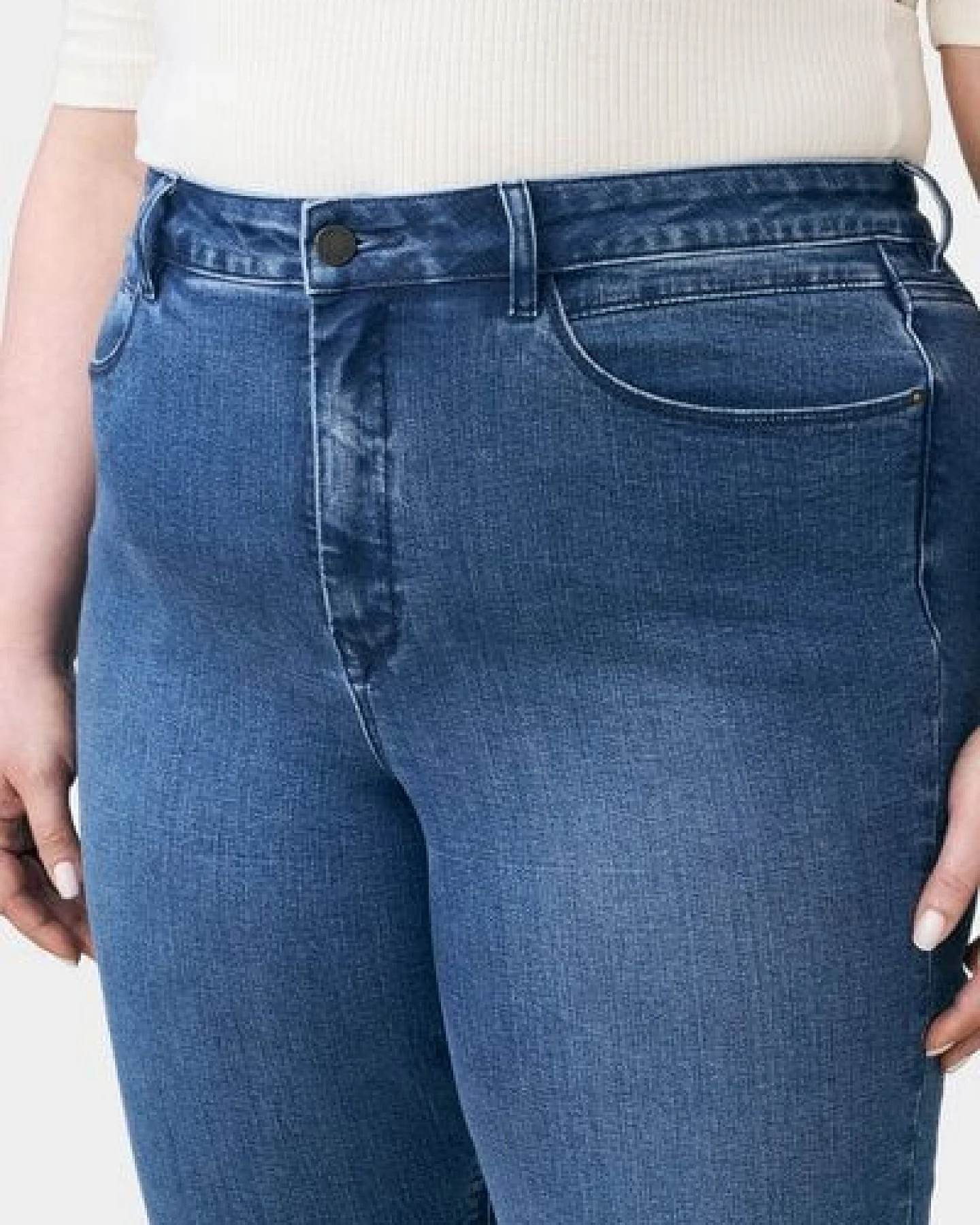 Damen Jeans SUN UP Organic Powerstretch DAWN Bio-Baumwolle Curvy – Ansicht 4
