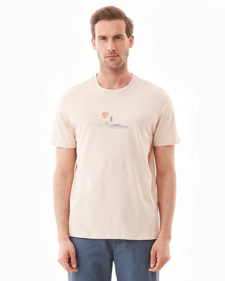 ORGANICATION T-Shirt aus Bio-Baumwolle mit Print