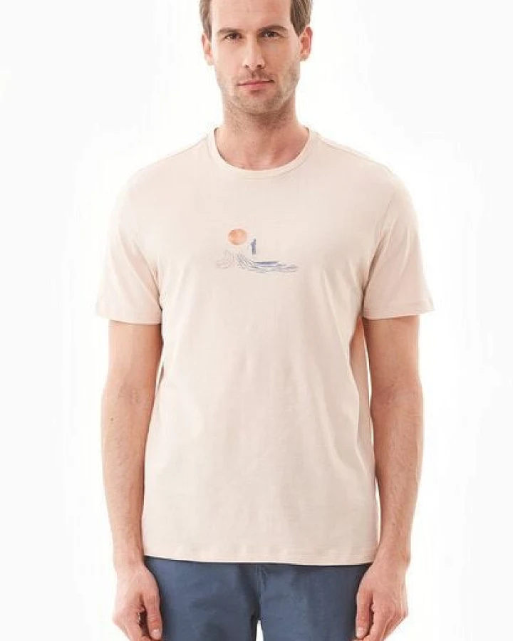 ORGANICATION T-Shirt aus Bio-Baumwolle mit Print