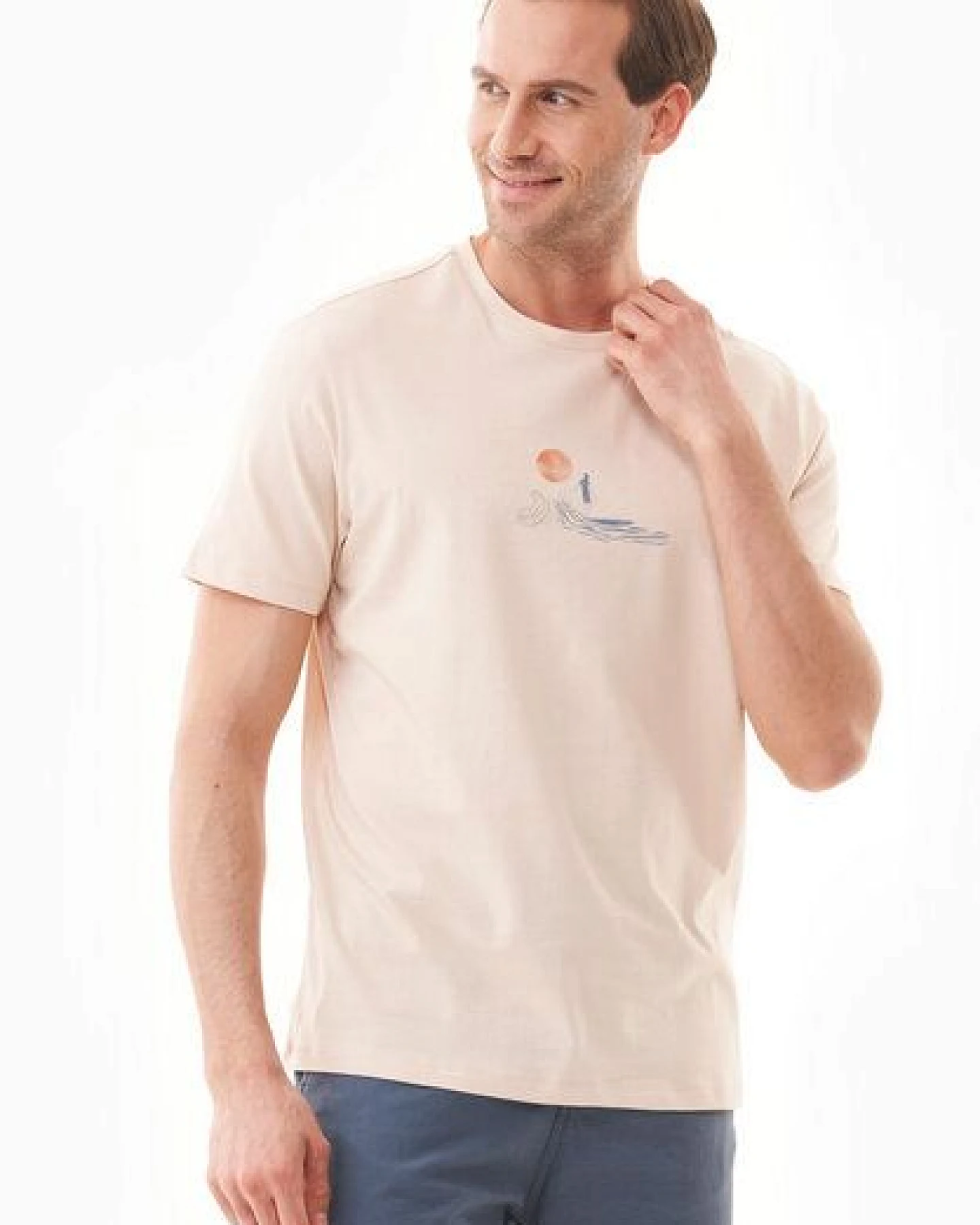 ORGANICATION T-Shirt aus Bio-Baumwolle mit Print – Ansicht 3