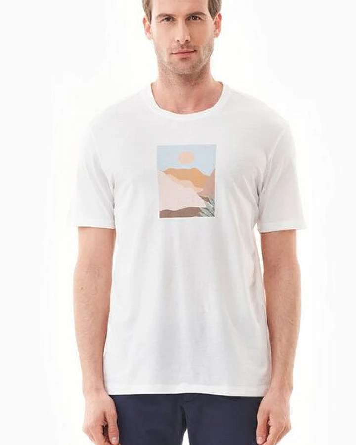 ORGANICATION T-Shirt aus Bio-Baumwolle mit Print