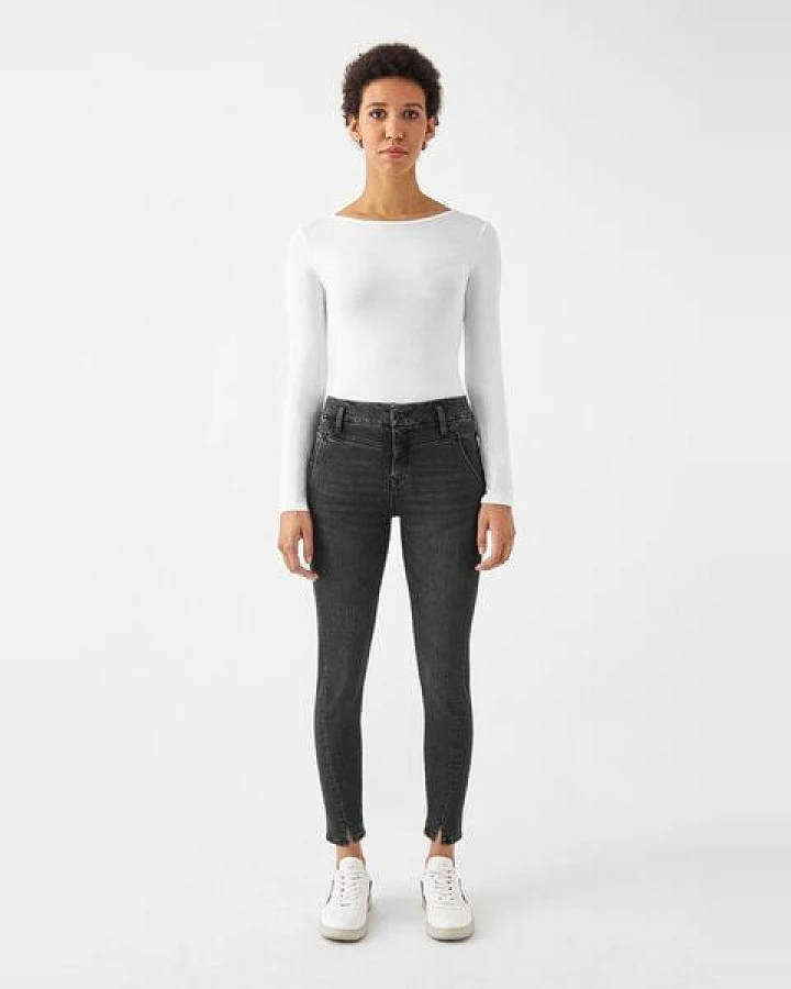 Damen Jeans SUN UP Powerstretch Design Details DAWN Bio-Baumwolle