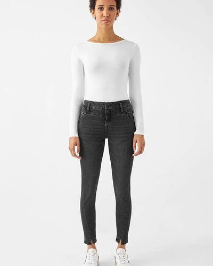 Damen Jeans SUN UP Powerstretch Design Details DAWN Bio-Baumwolle
