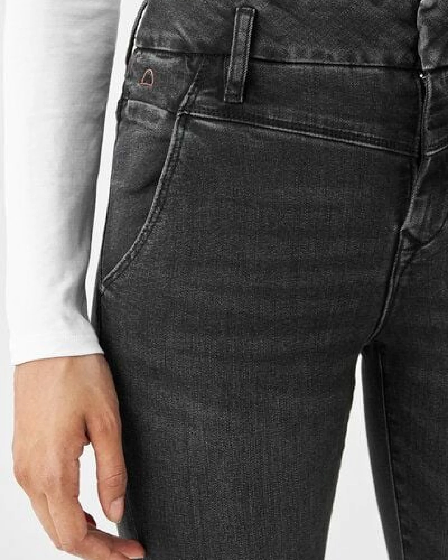 Damen Jeans SUN UP Powerstretch Design Details DAWN Bio-Baumwolle – Ansicht 4