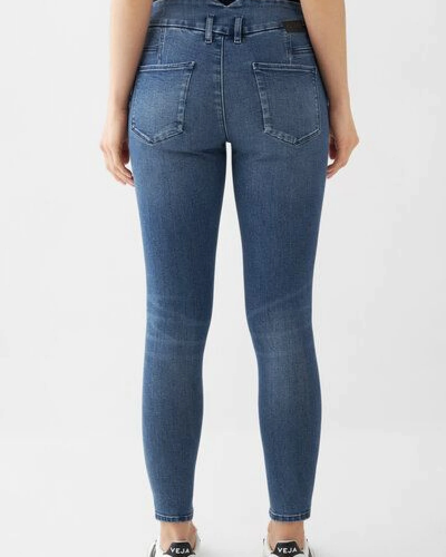 Damen Jeans SUN UP Powerstretch Design Details DAWN Bio-Baumwolle – Ansicht 3