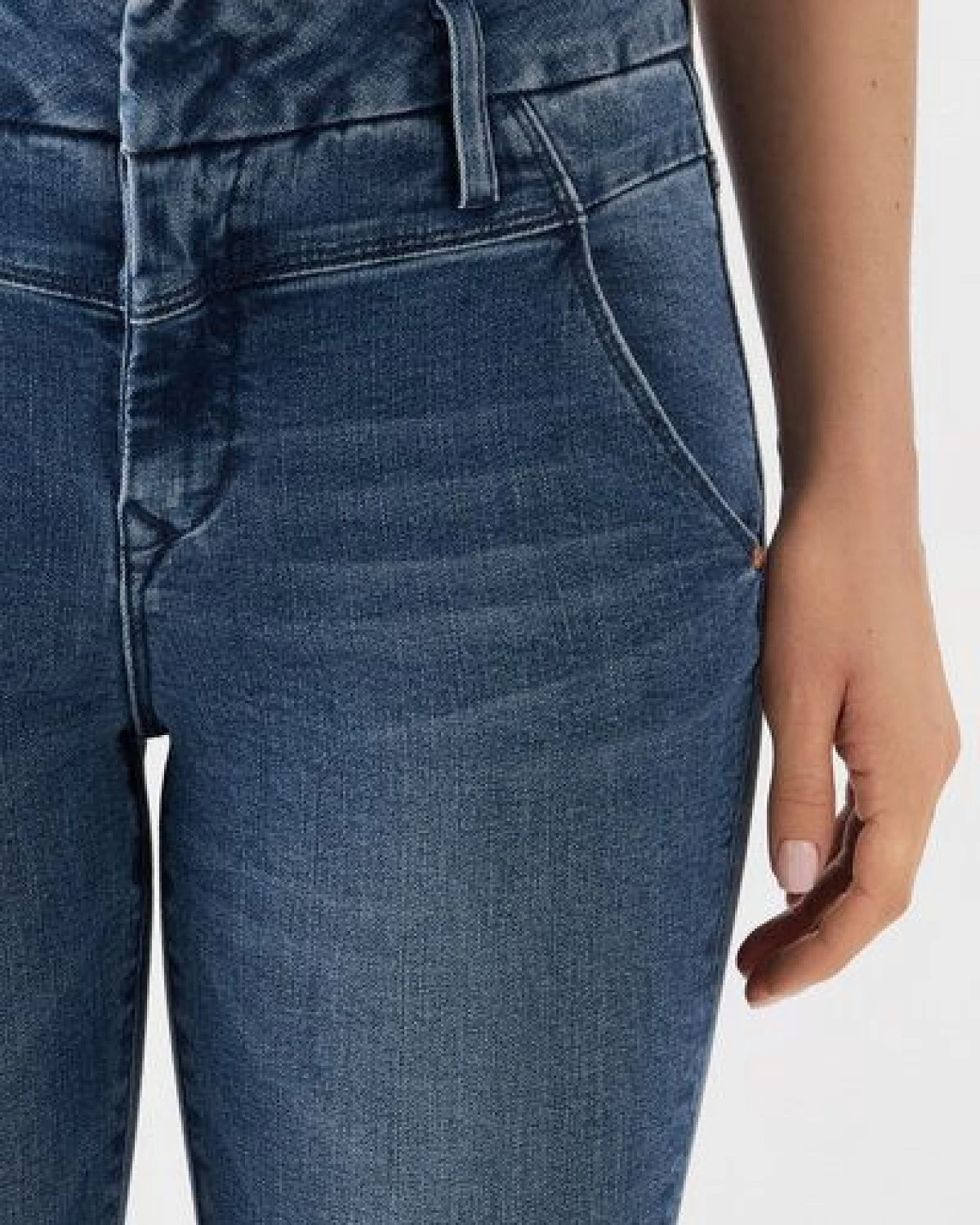 Damen Jeans SUN UP Powerstretch Design Details DAWN Bio-Baumwolle – Ansicht 4