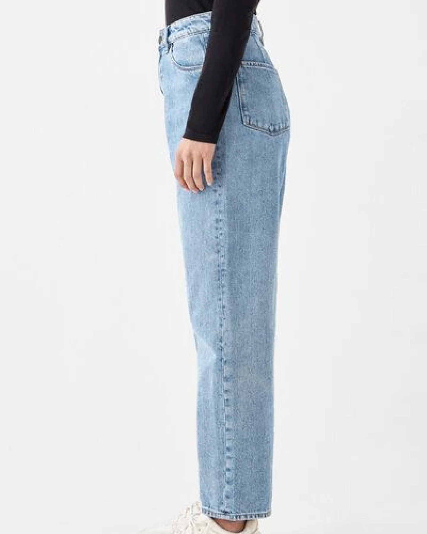 Damen Jeans Wide Straight Non-Stretch DAWN Bio-Baumwolle – Ansicht 2