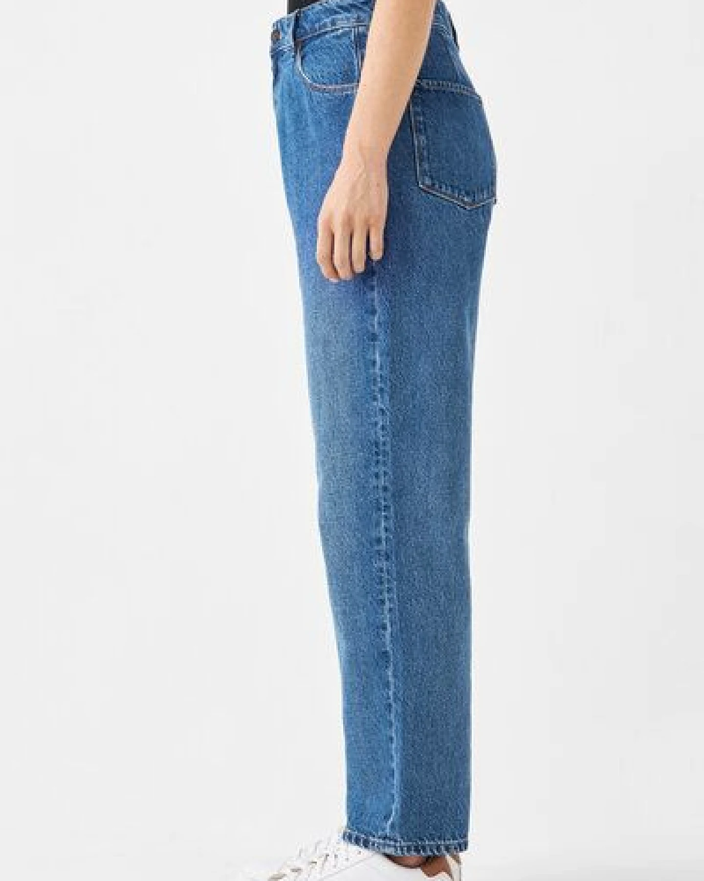 Damen Jeans Wide Straight Non-Stretch DAWN Bio-Baumwolle – Ansicht 2