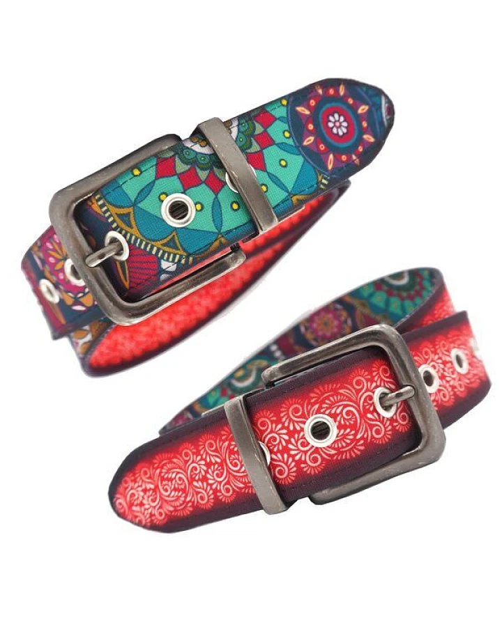 Seegarn - Gürtel / Wendegürtel SeeRose 4cm