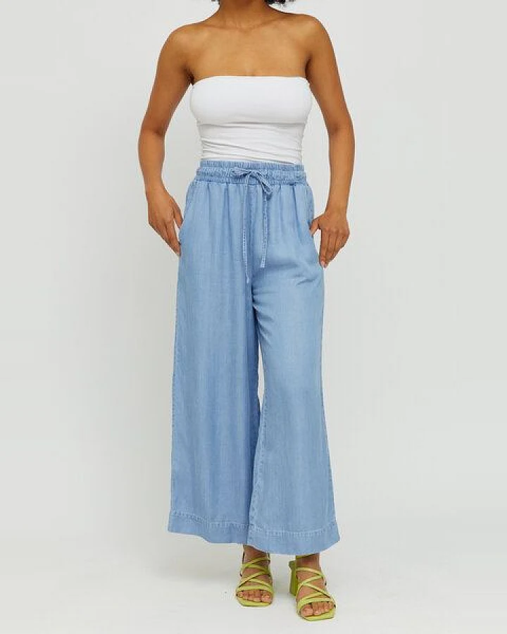 Mazine Culotte - Chilly Denim Pants - aus Lyocell