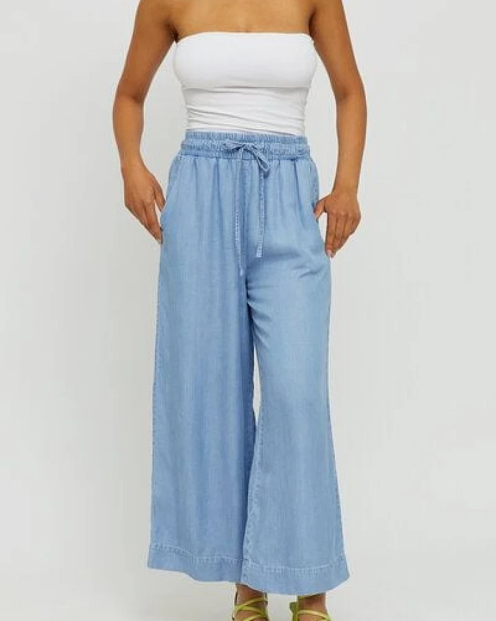 Mazine Culotte - Chilly Denim Pants - aus Lyocell
