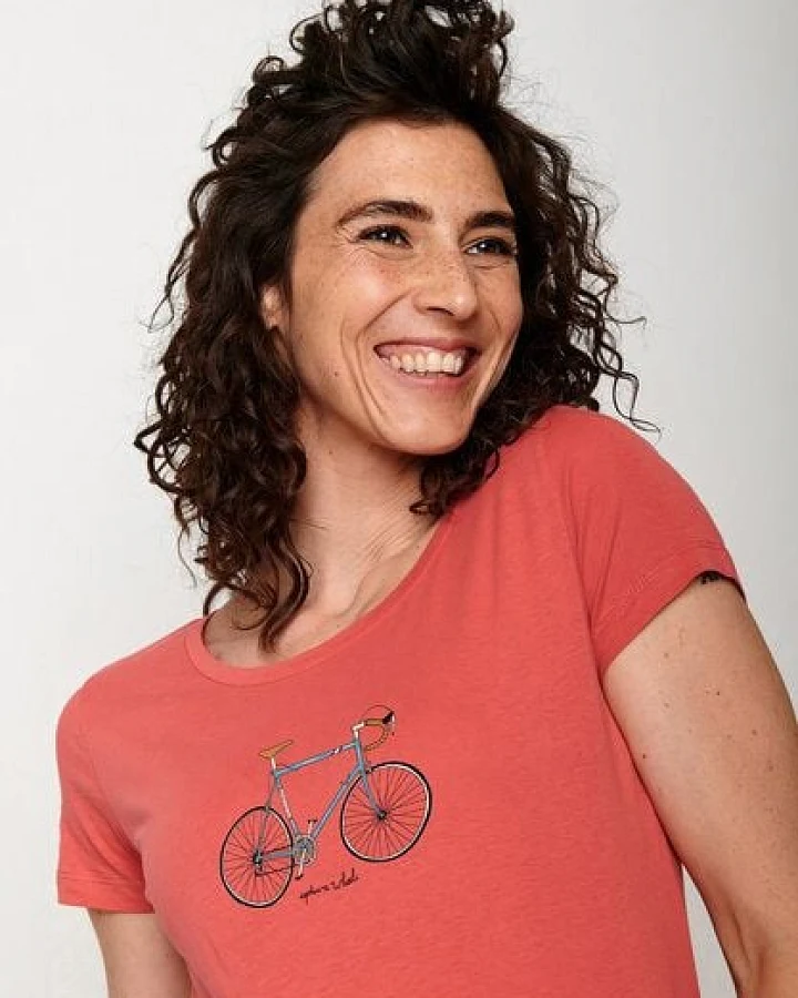 GREENBOMB Bike City Ride Loves - T-Shirt für Damen