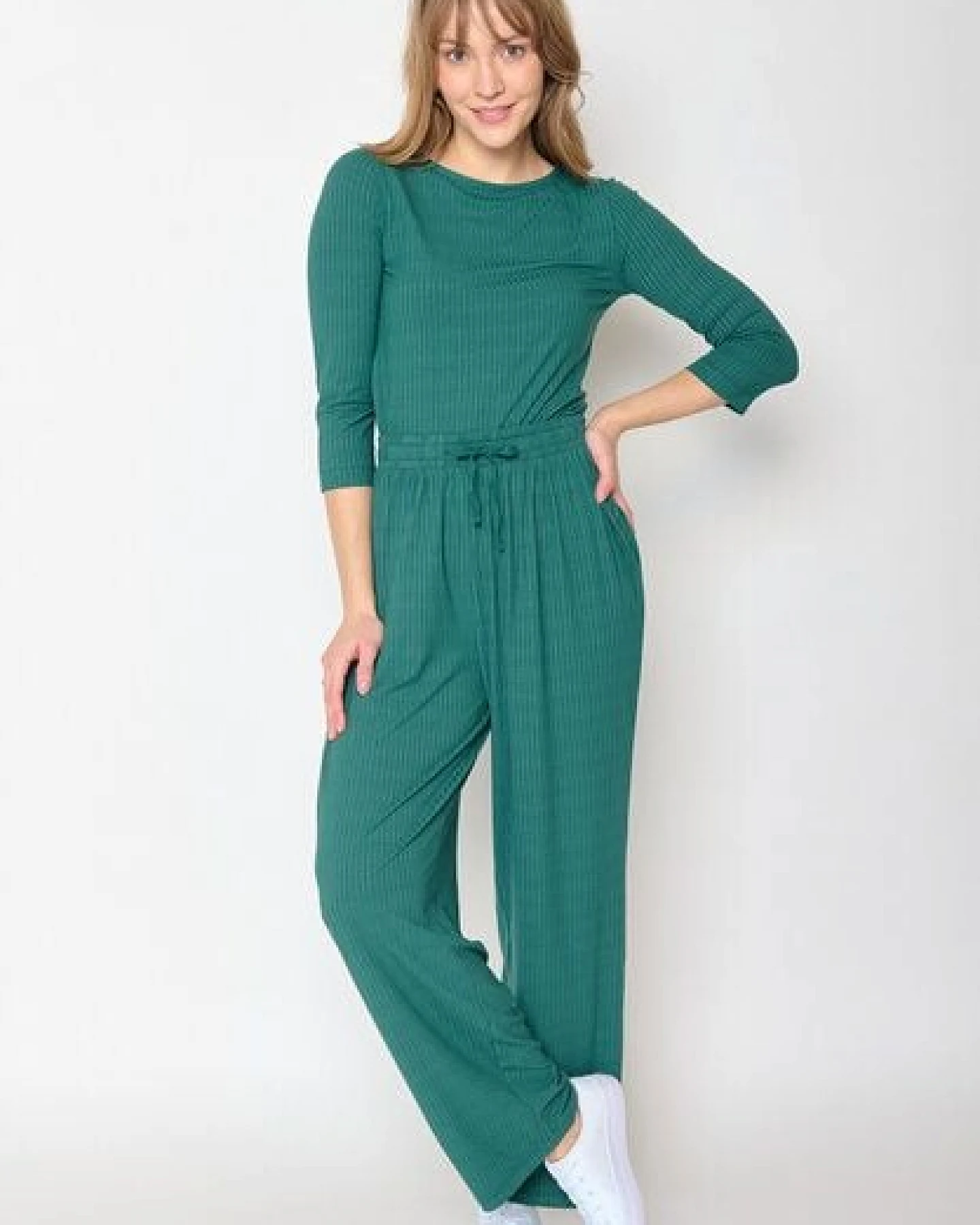 GREENBOMB Basic Refined - Sportliches Longsleeve aus LENZING TENCEL Mix / Fair & Vegan – Ansicht 3
