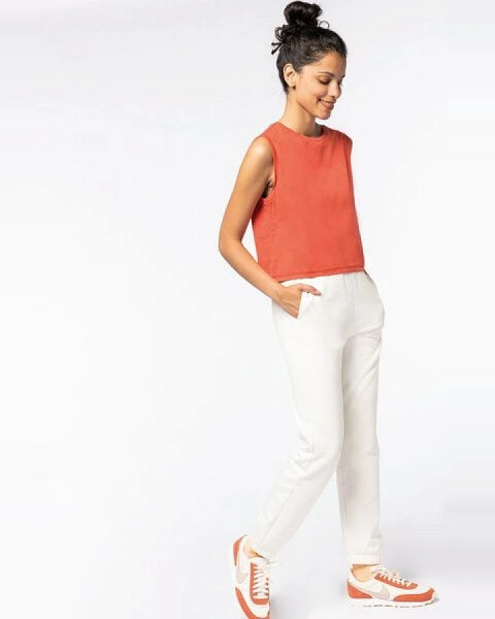 Kultgut Biofair- Vegan Vintagelook CropTop - 100% Biobaumwolle