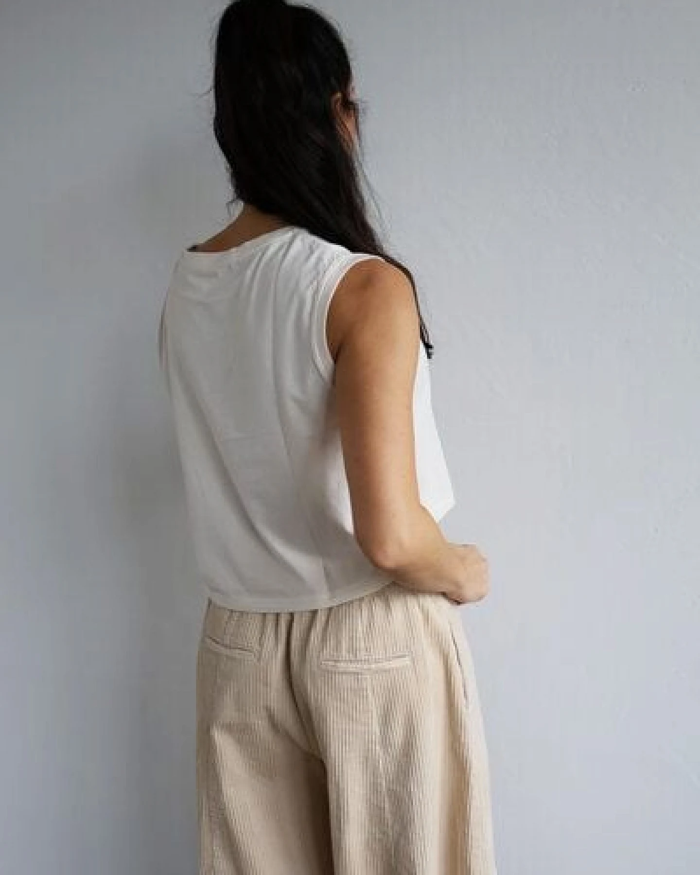 Kultgut Biofair- Vegan Vintagelook CropTop - 100% Biobaumwolle – Ansicht 4