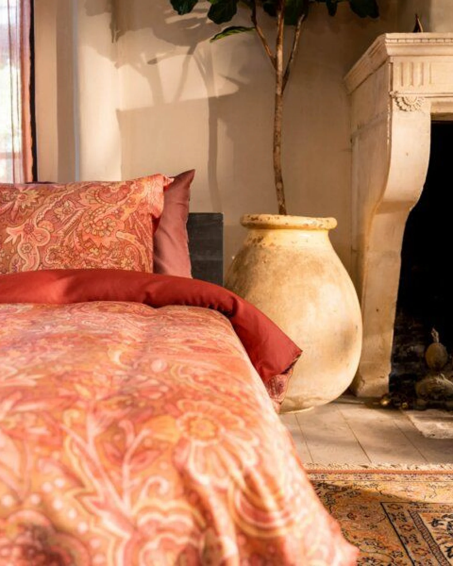 Kayori Luay - Bettwäsche-Ägypt Baumwolle Satin Rosa – Ansicht 2