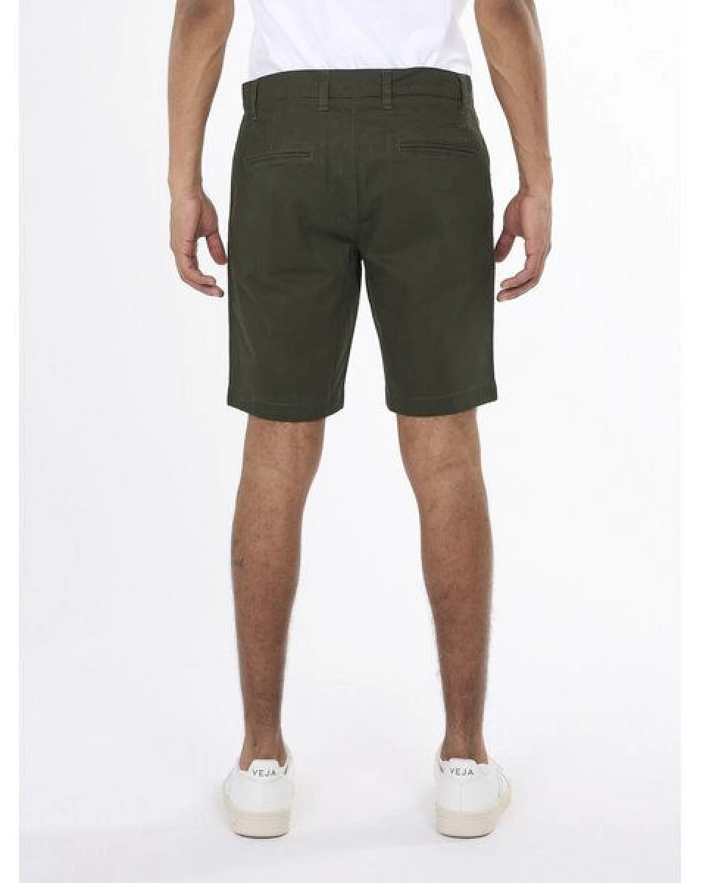 KnowledgeCotton Apparel Shorts STRETCHED TWILL aus Bio-Baumwolle – Ansicht 2