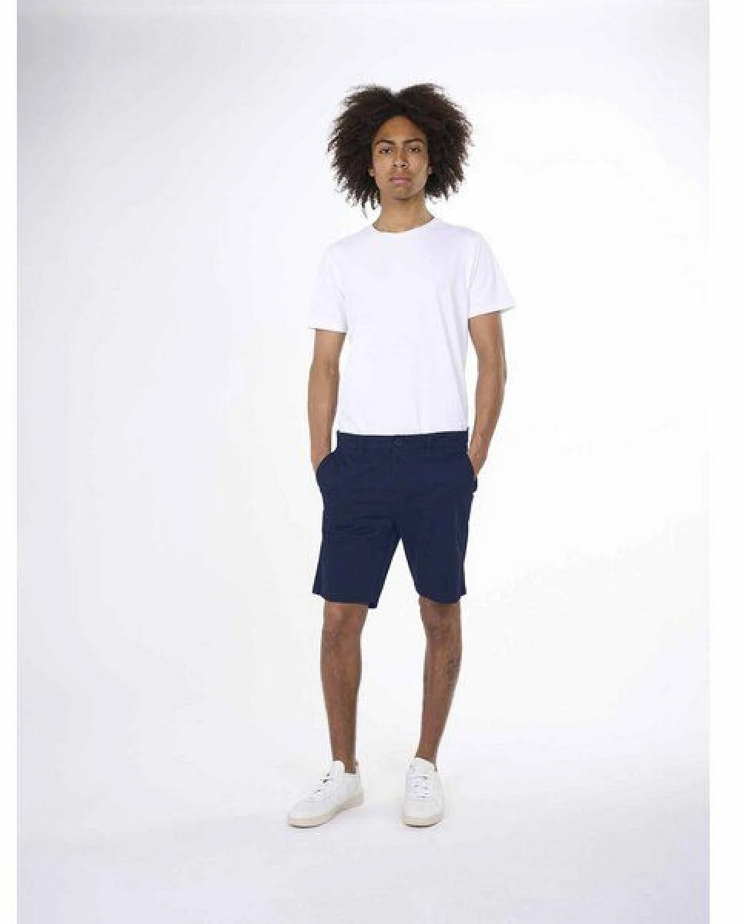 KnowledgeCotton Apparel Shorts STRETCHED TWILL aus Bio-Baumwolle – Ansicht 3