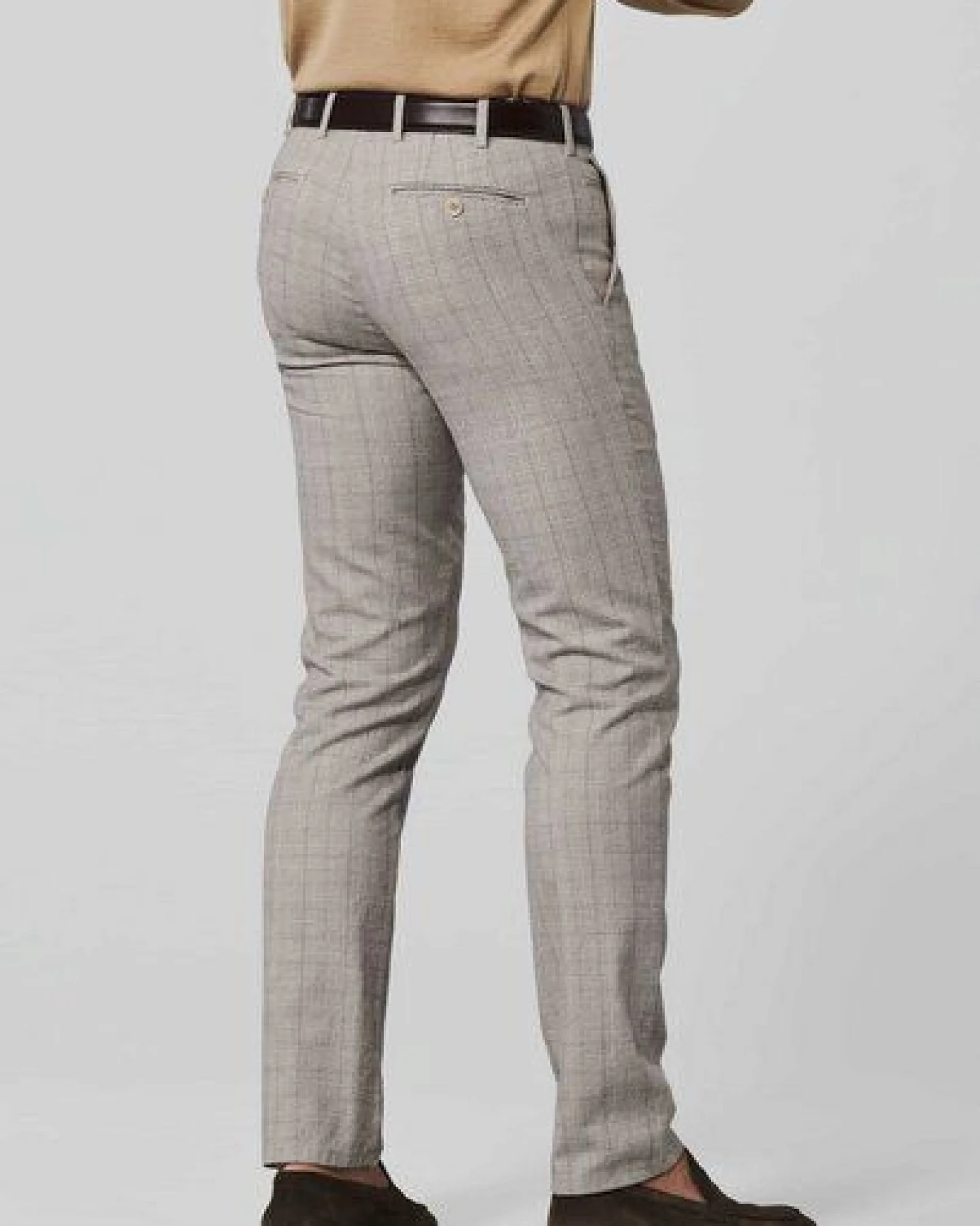 MEYER BAUMWOLLE-CHECK-CHINO – Ansicht 3