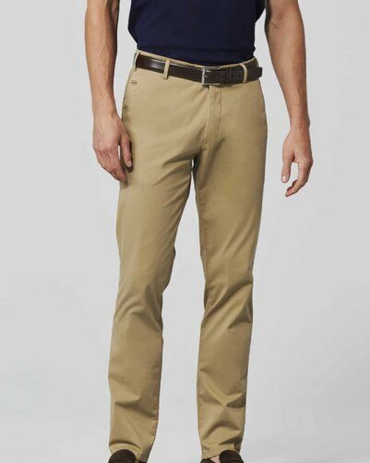 MEYER Baumwolle-Seide-Super-Stretch Chino
