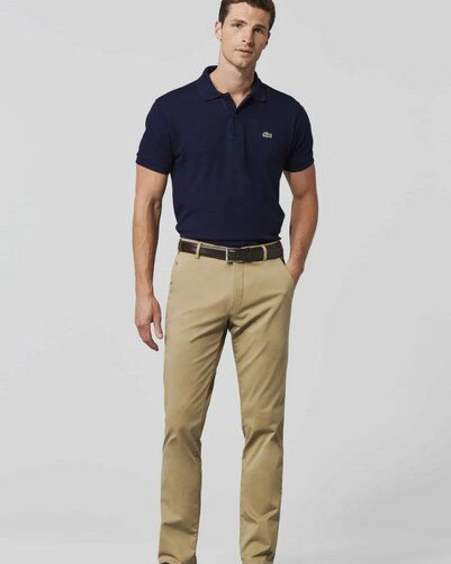 MEYER Baumwolle-Seide-Super-Stretch Chino – Ansicht 2