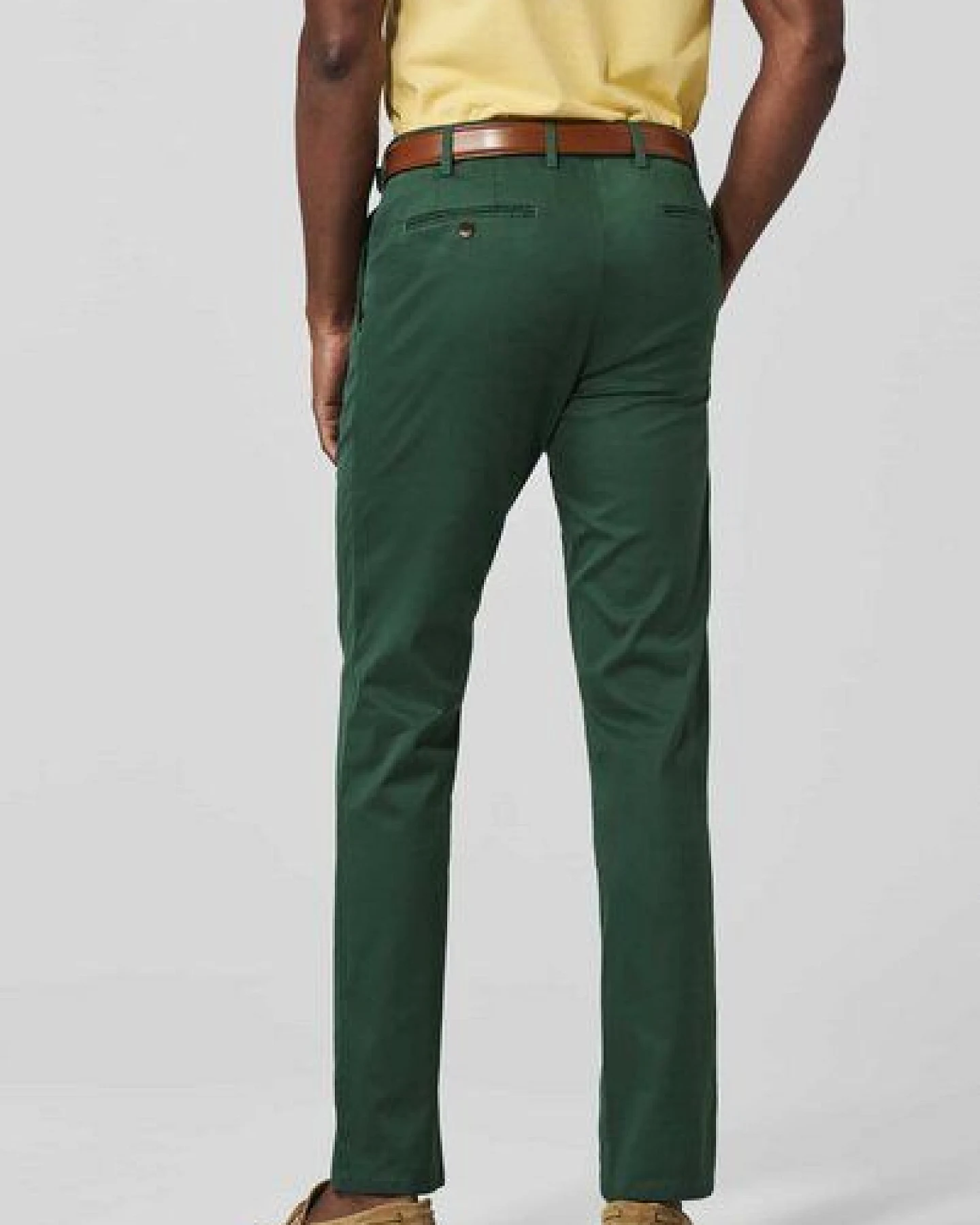 MEYER Baumwolle-Seide-Super-Stretch Chino – Ansicht 3
