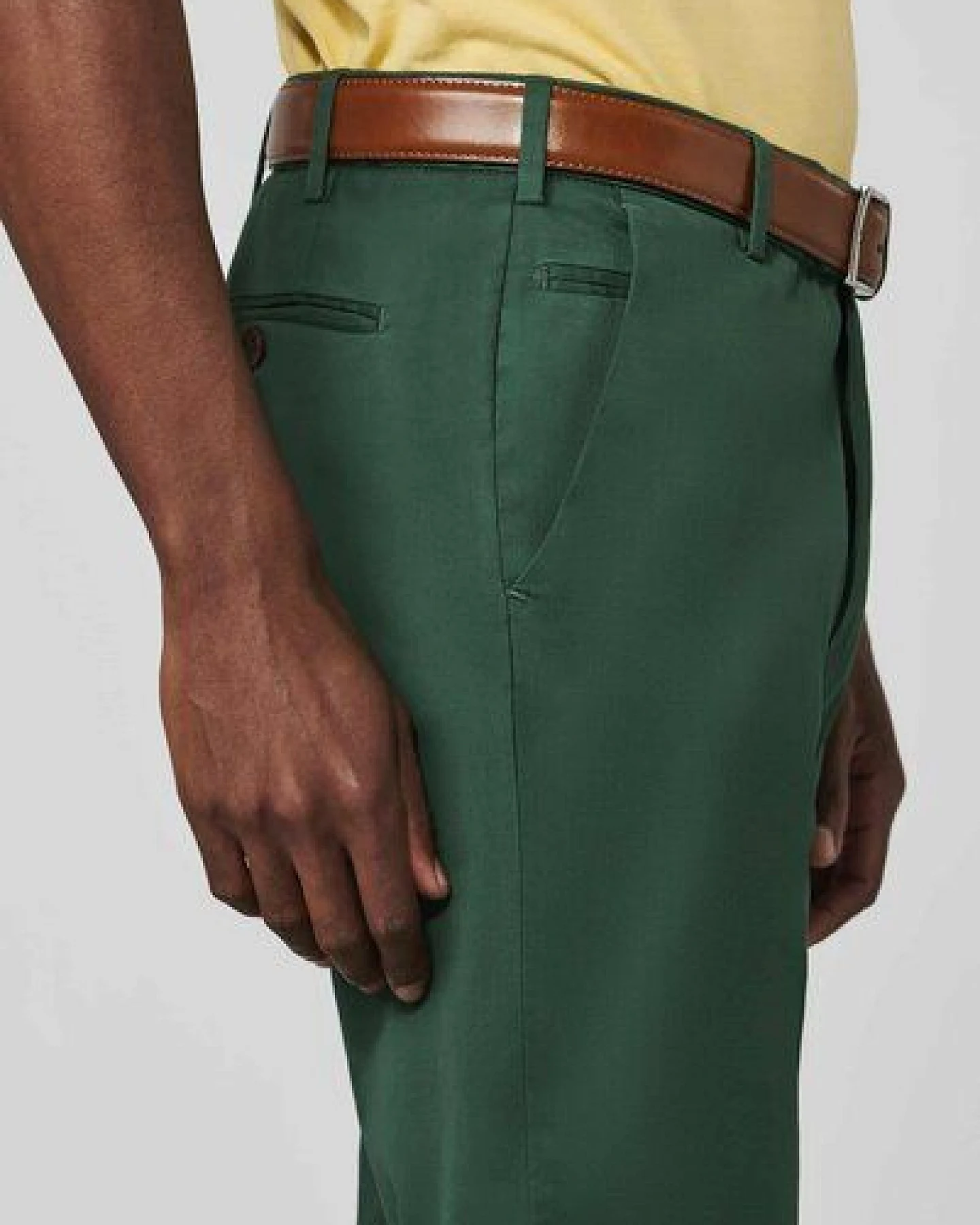 MEYER Baumwolle-Seide-Super-Stretch Chino – Ansicht 4
