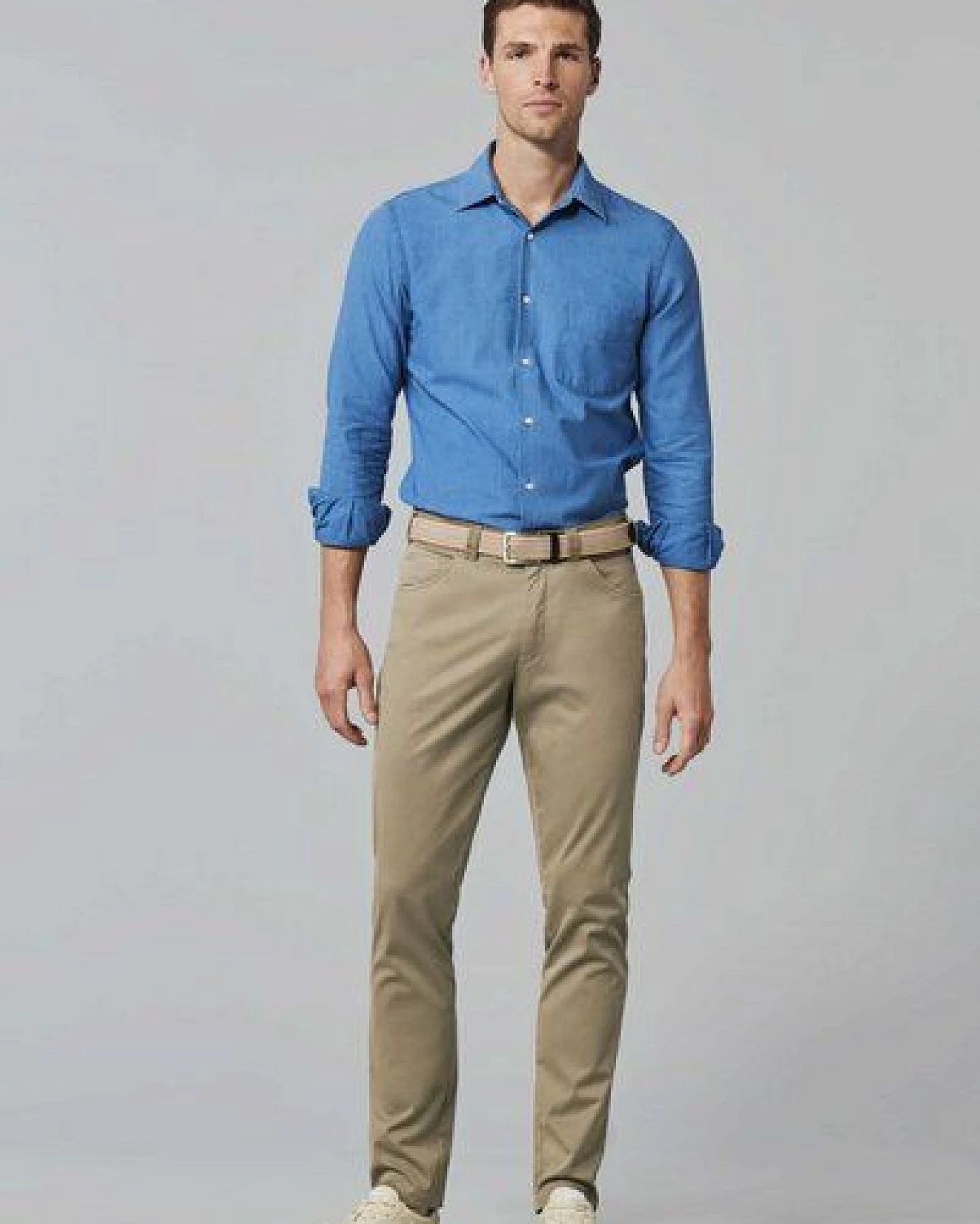 MEYER Micro Print Chino – Ansicht 2
