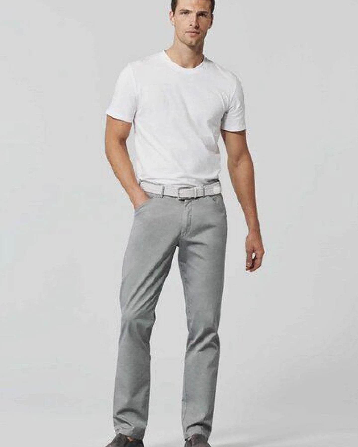 MEYER TWO-TONE-BAUMWOLLSTRETCH CHINO – Ansicht 2