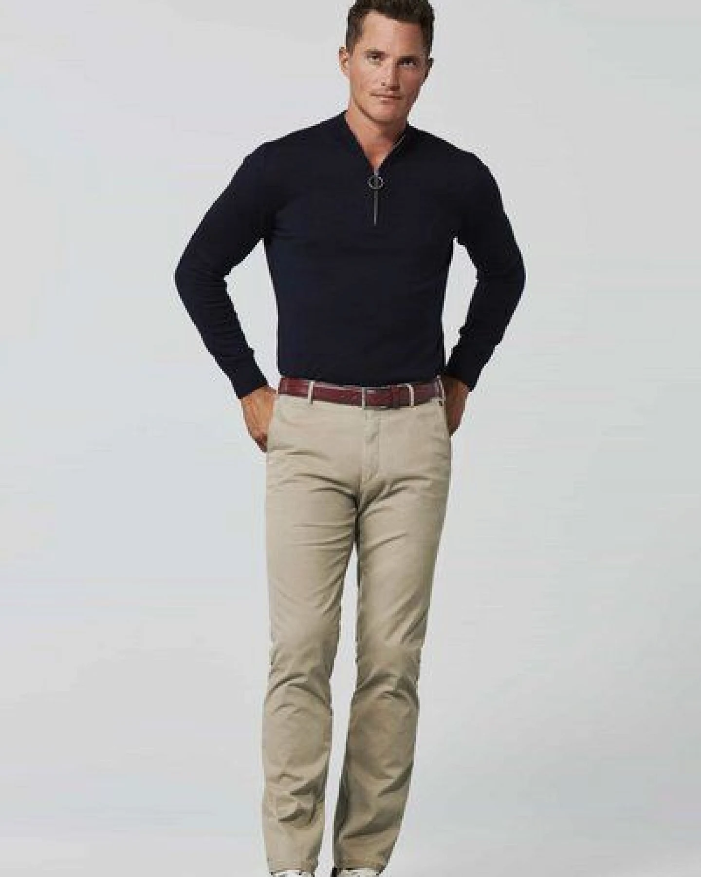 MEYER Micro Structure Chino – Ansicht 2