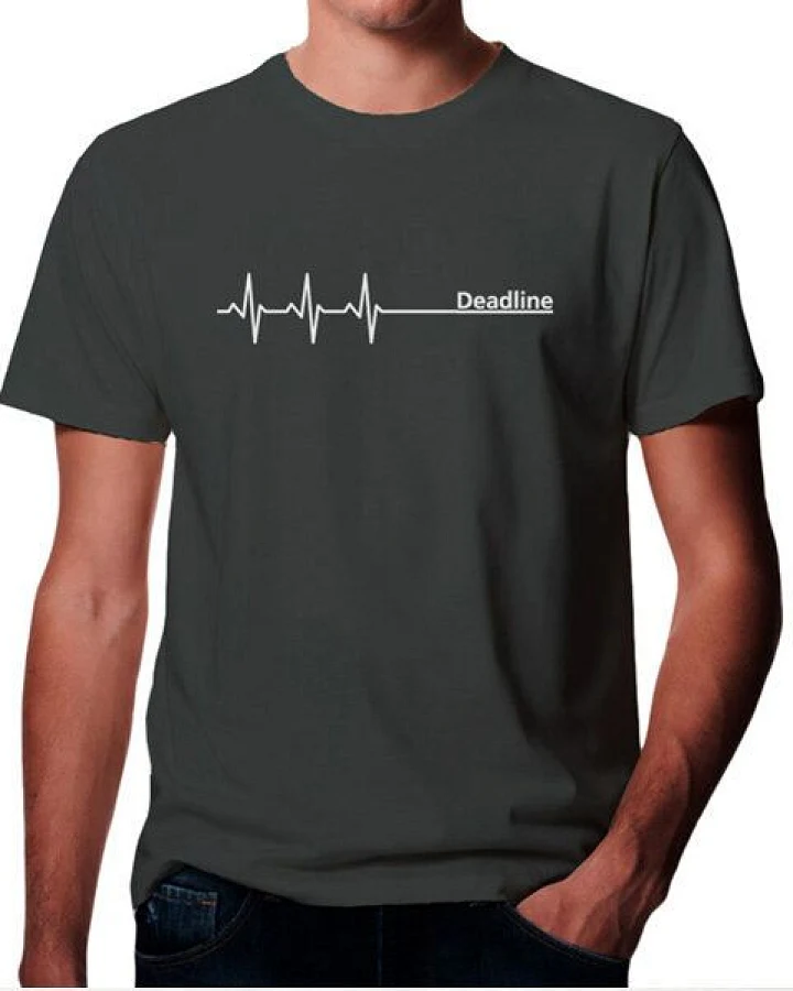 Picopoc Deadline ;) / Grau / T-Shirt