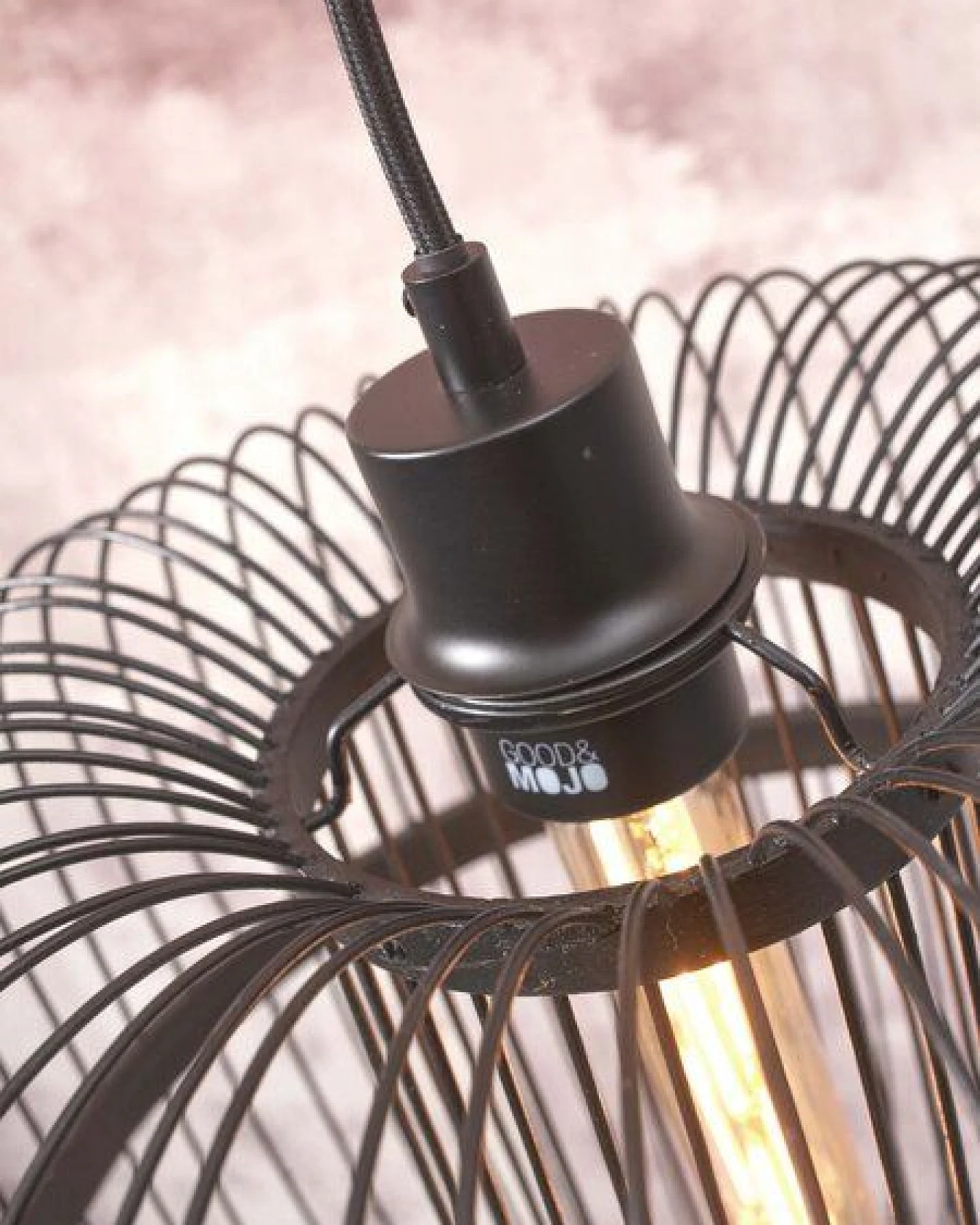 GOOD&MOJO Stehlampe HokkaidoSchwarz/Natur – Ansicht 3