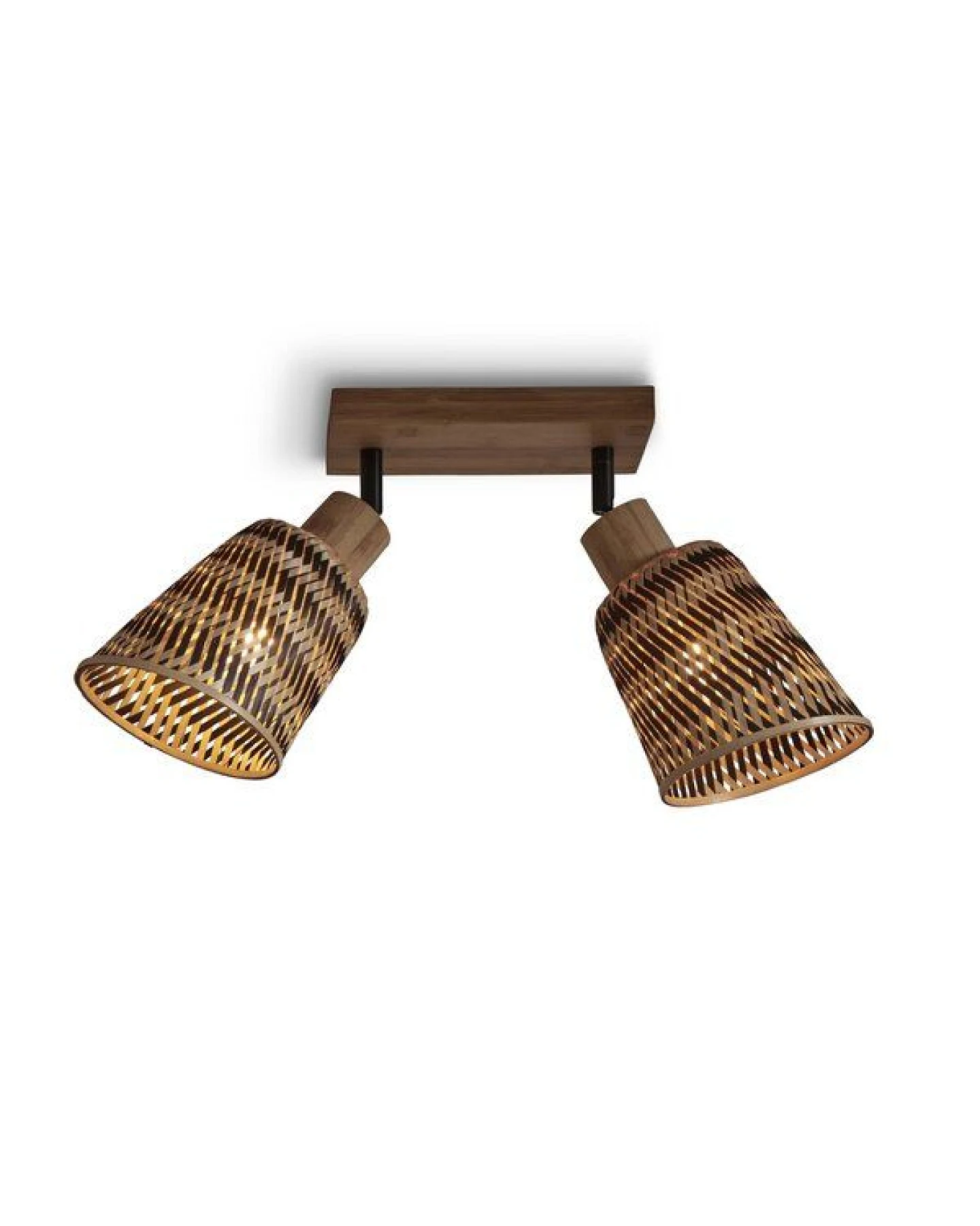 GOOD&MOJO Deckenlampe Java 2-Schirm Natur – Ansicht 2