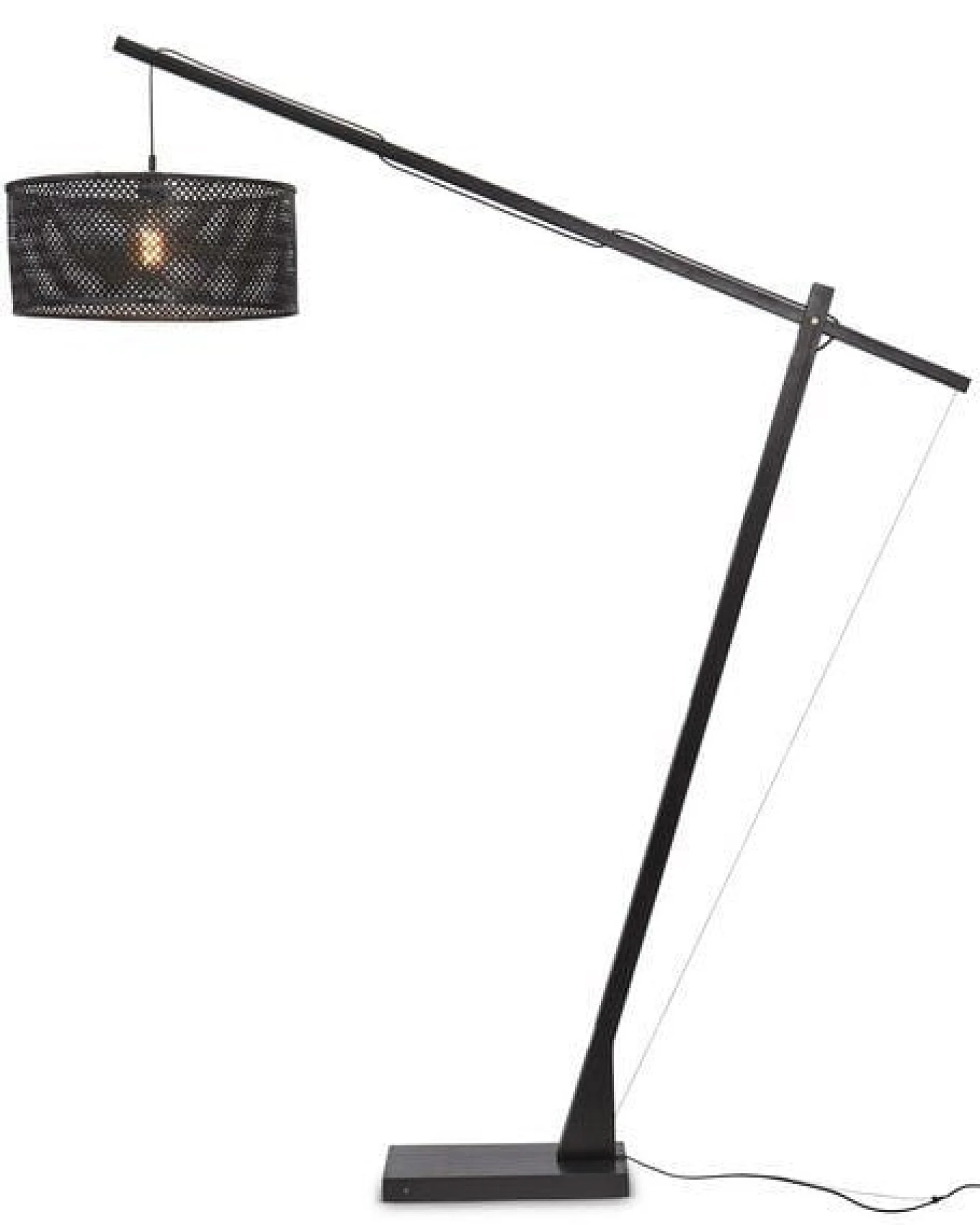 GOOD&MOJO Stehlampe Java XL Schwarz/Natur. – Ansicht 2