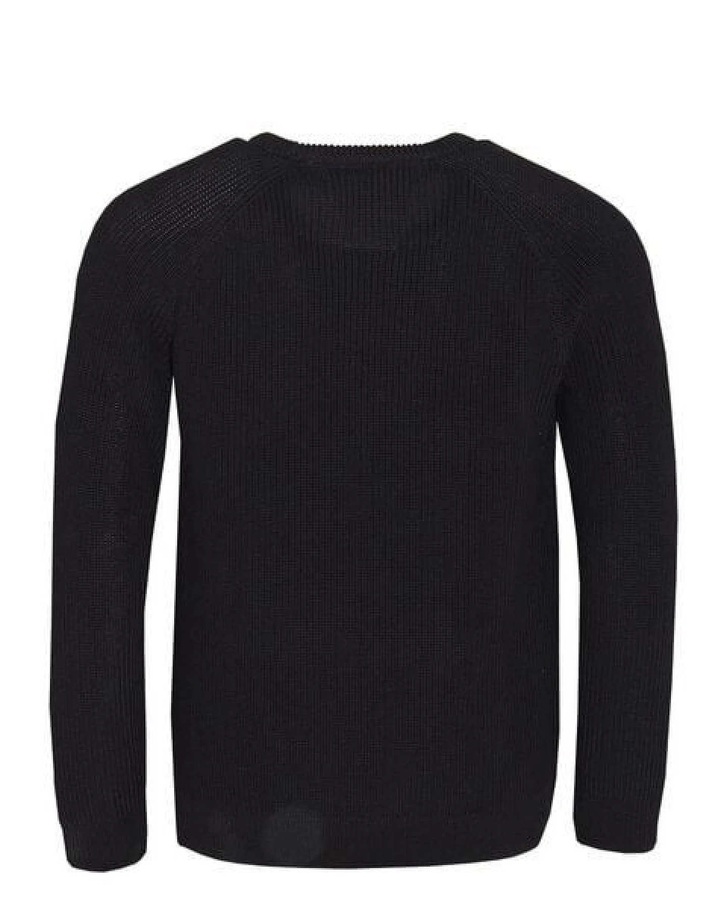 FÄDD Herren Sweatshirt Strickpullover Biobaumwolle HipsterHans Navy Schwarz – Ansicht 3