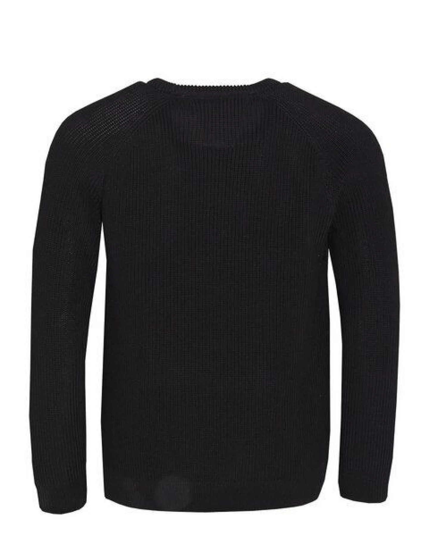 FÄDD Herren Sweatshirt Strickpullover Biobaumwolle HipsterHans Navy Schwarz – Ansicht 3