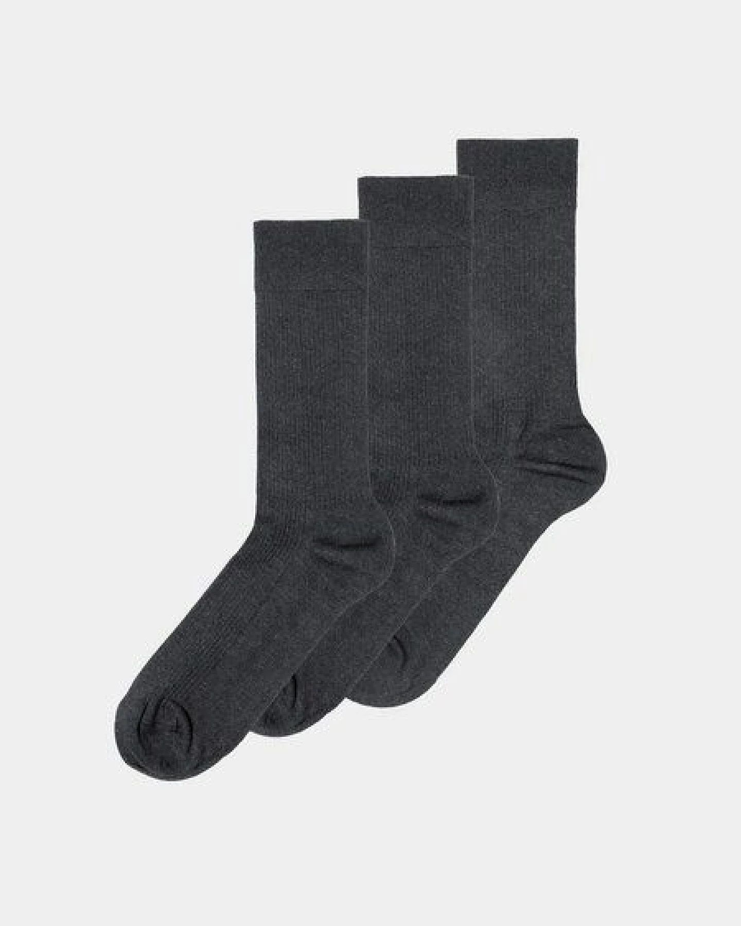 erlich textil Casual Cotton Gerippte Socken im 3er Pack mit Baumwolle, made in Europe – Ansicht 2