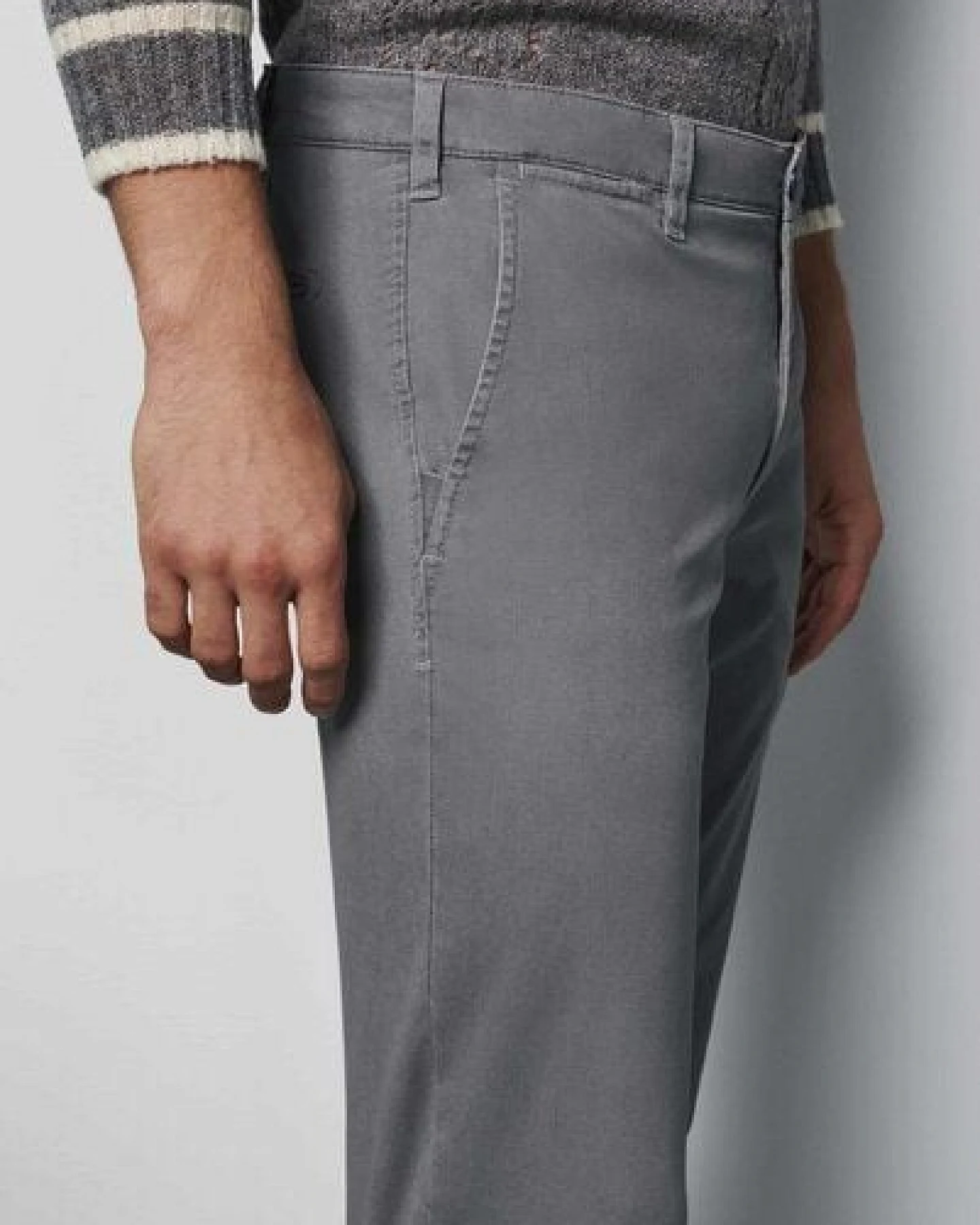 M 5 BY MEYER BIO-BAUMWOLLTWILL CHINO – Ansicht 4