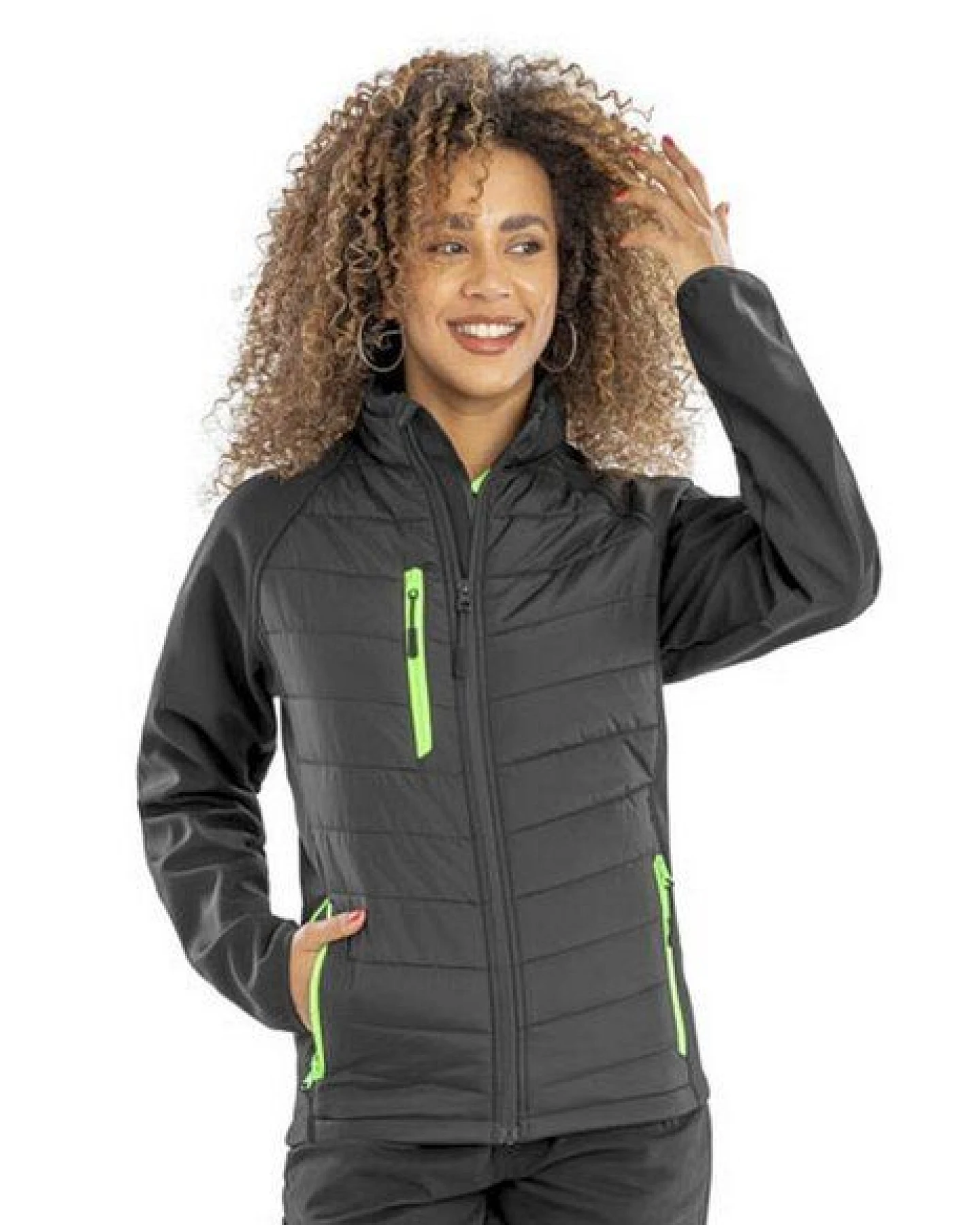 Result Genuine Recycled Moderne recycelte Unisex Kombijacke Softshell/Padded Jacke Mehrfarbig bis Gr. 4XL – Ansicht 2