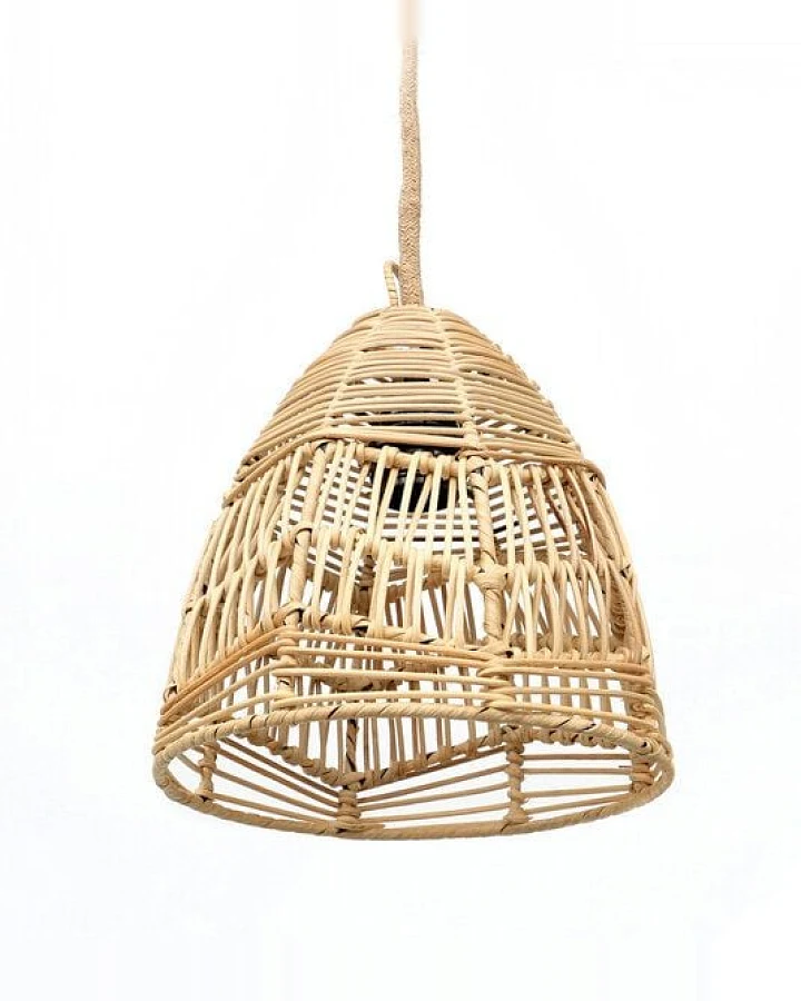 Bazar Bizar The Bala Pendelleuchte aus natürlichem Rattan