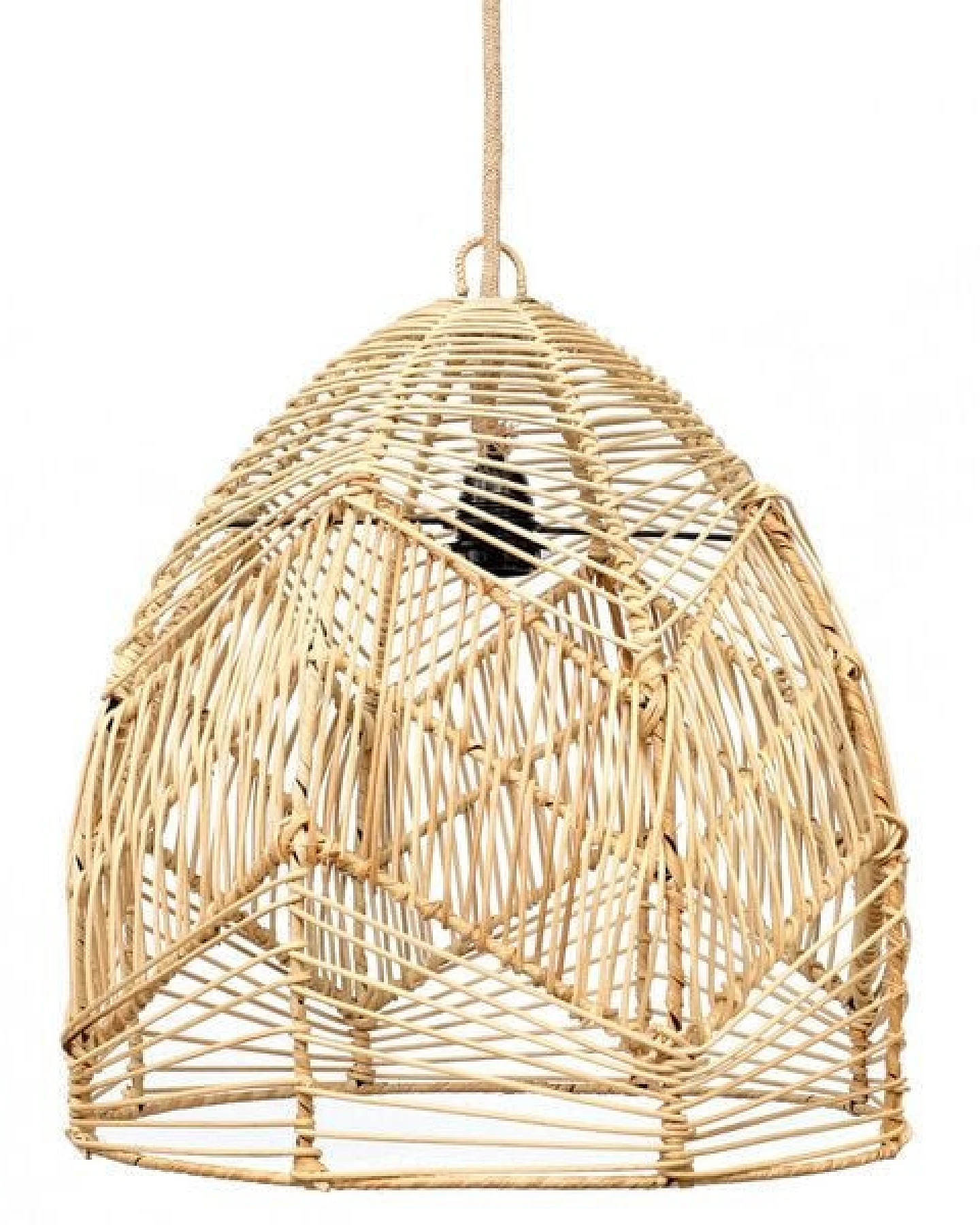 Bazar Bizar The Bala Pendelleuchte aus natürlichem Rattan – Ansicht 2