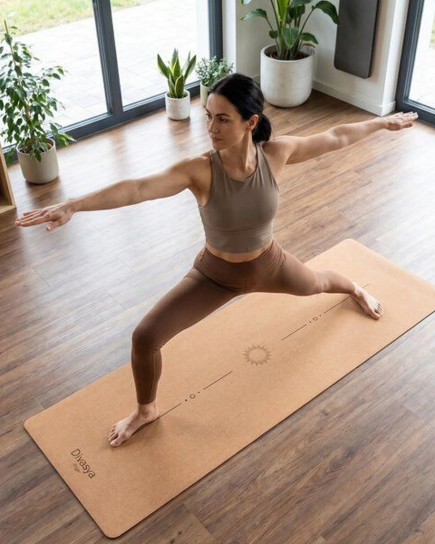 Divasya Yogamatte aus Kork & Naturkautschuk – Ansicht 2