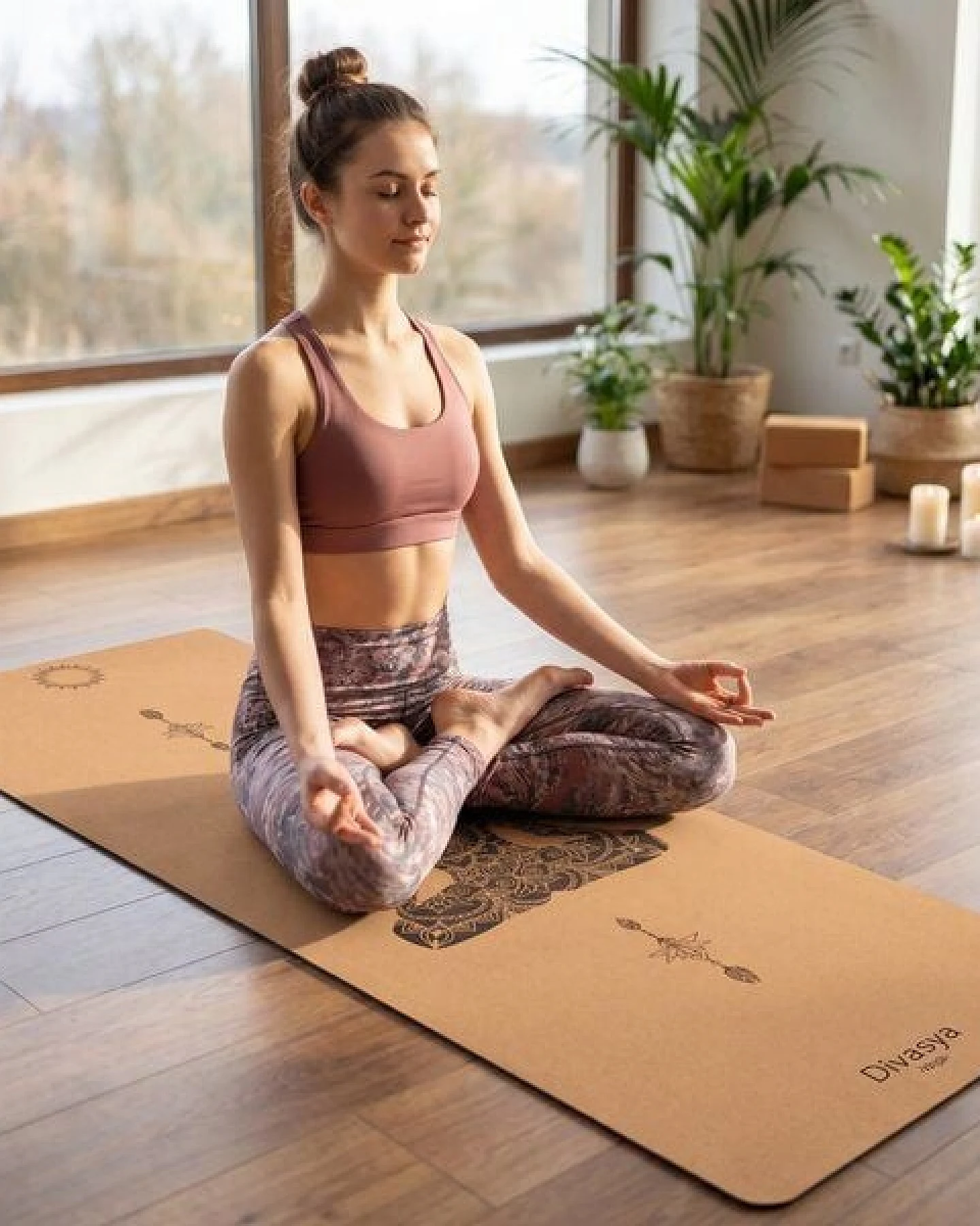 Divasya Yogamatte aus Kork & Naturkautschuk – Ansicht 4