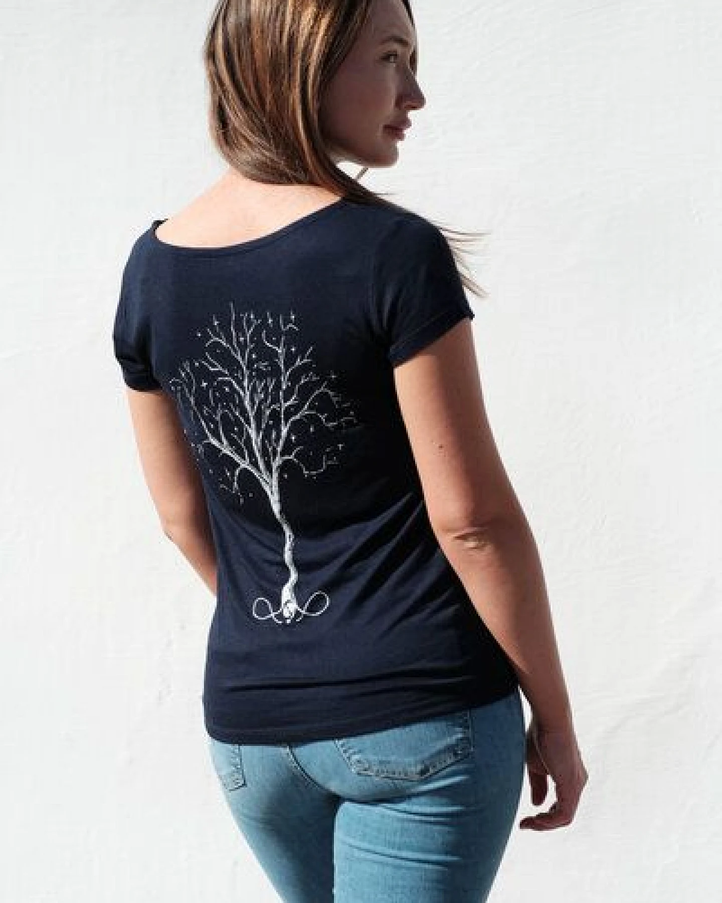 Diamond-Army Ultraweiches Holzfaser T-Shirt – Ansicht 2