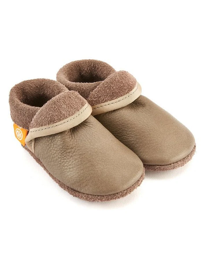 Orangenkinder® Krabbelschuhe "Klassik Beige"