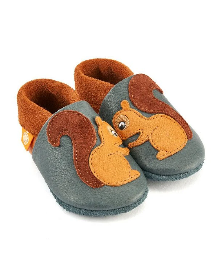 Orangenkinder® Krabbelschuhe "Eichhörnchen Knusper"
