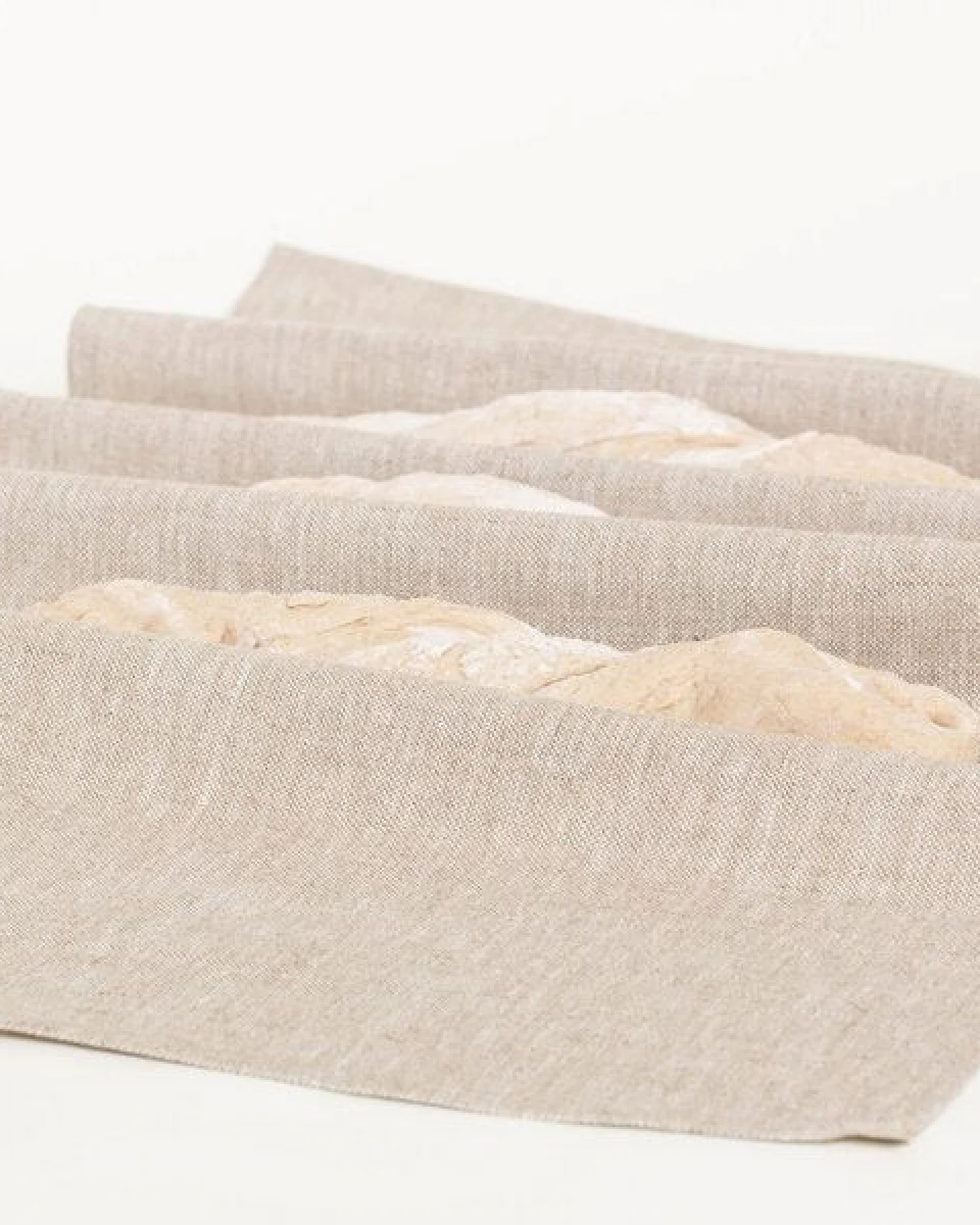 nahtur-design Bäckertuch, Teigtuch aus 100% Leinen, naturbelassen – Ansicht 4